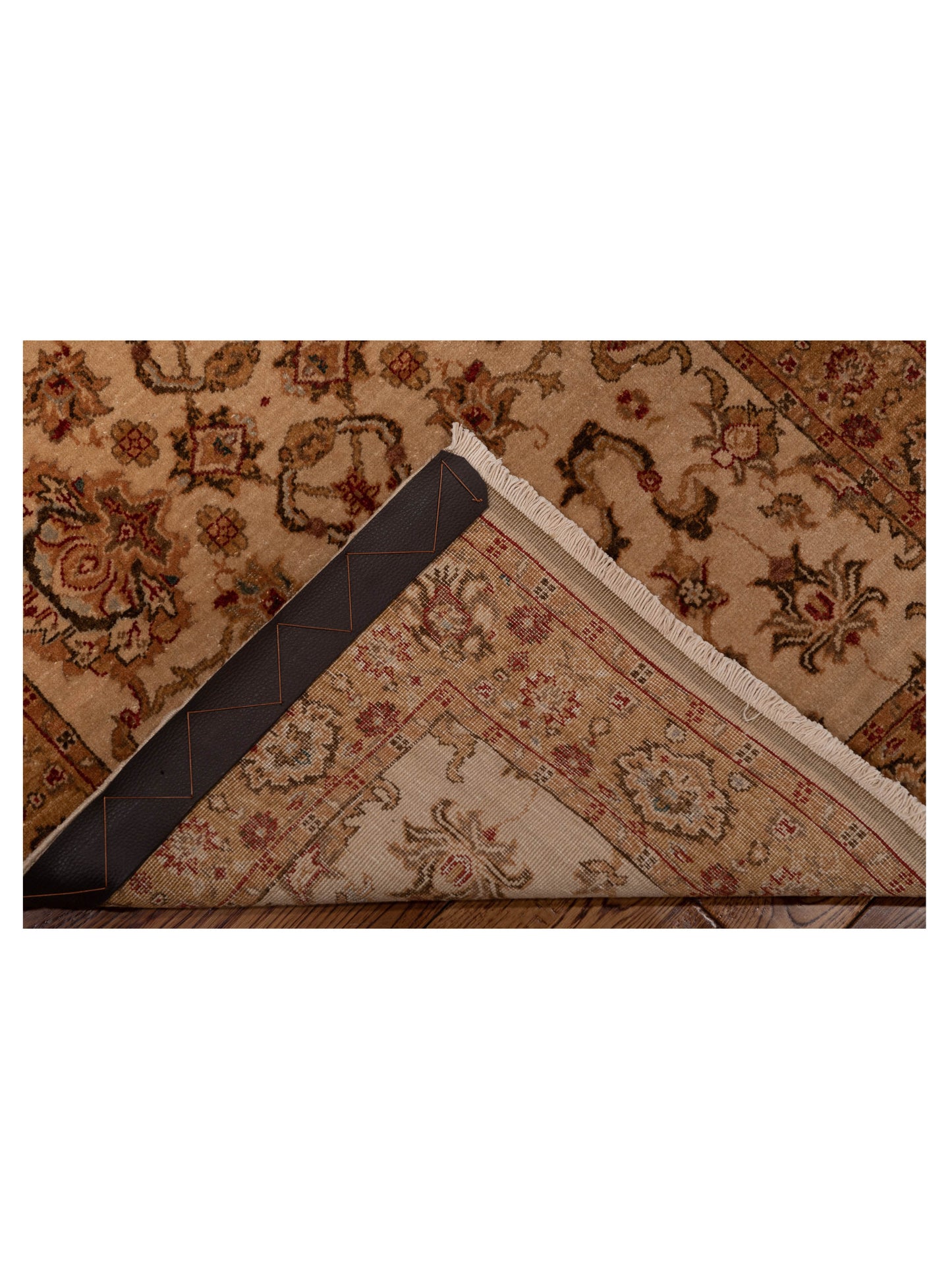 Firuze Lidya Ivory Gold 2.7x13.9 Hand Knotted Rug