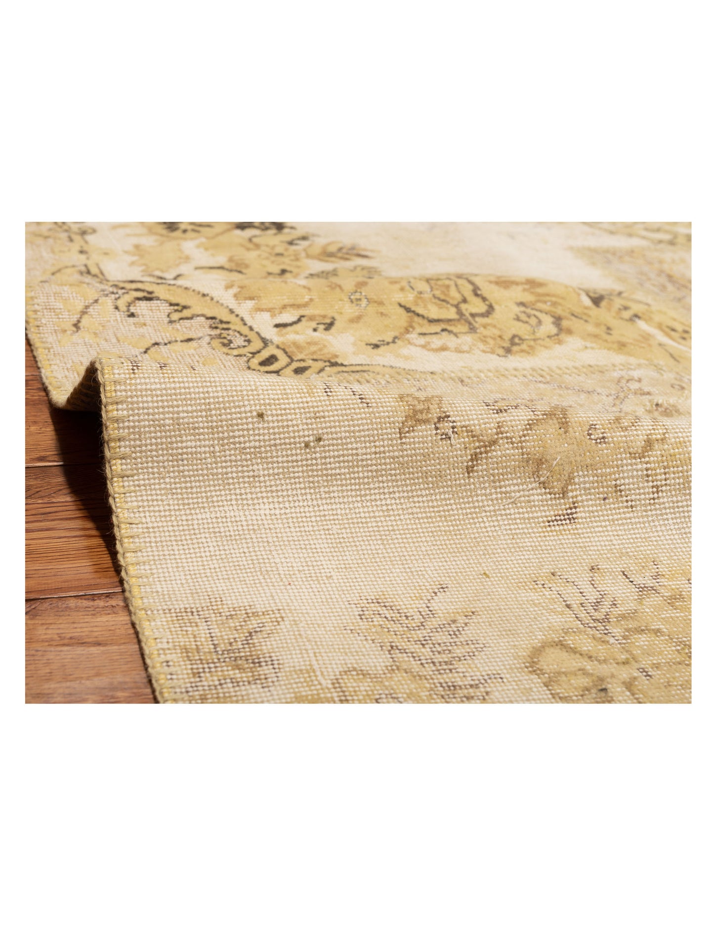 Turkish Vestige Patchwork 146023 Light Green 8.1x10 Hand Knotted Rug