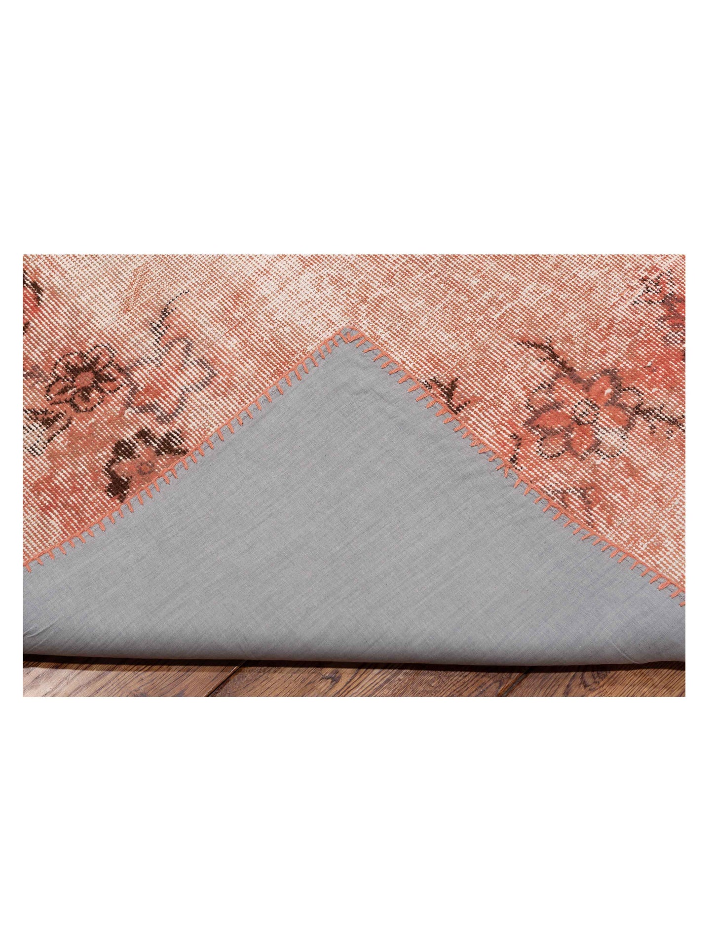 Turkish Vestige Patchwork 146024 Pink 9.1x12 Hand Knotted Rug