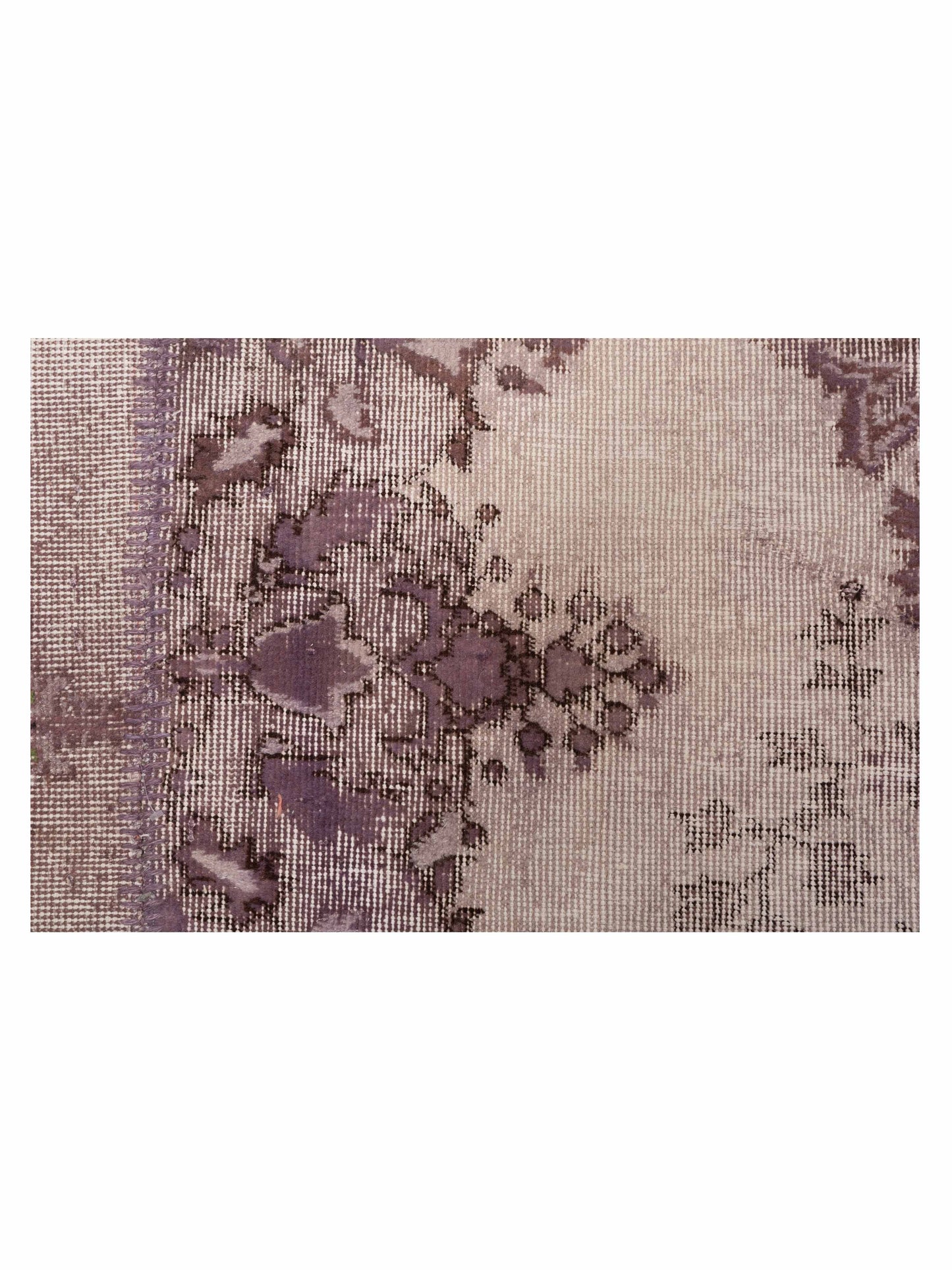 Turkish Vestige Patchwork 146026 Purple 9.1x12 Hand Knotted Rug