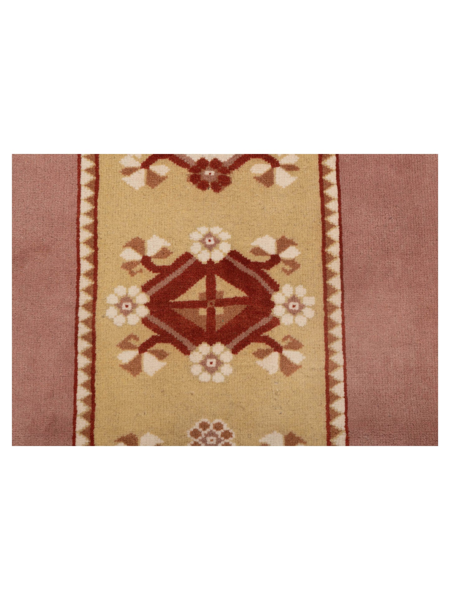 Milas 146099 Gold Purple 2.9x9.10 Hand Knotted Rug