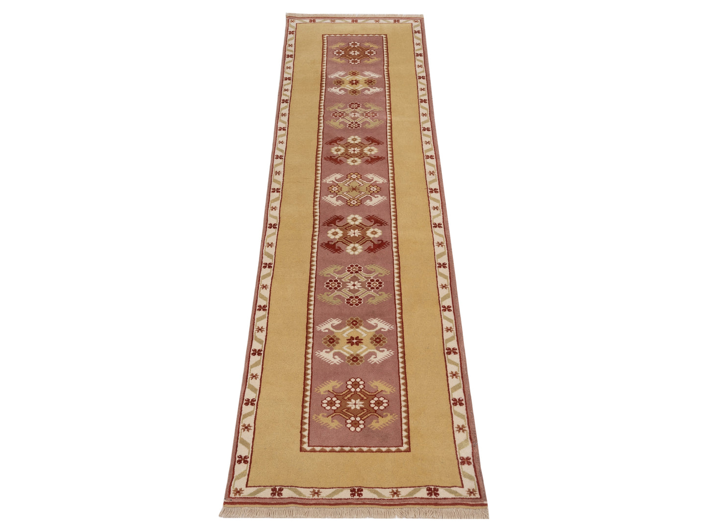 Milas 146103 Purple Gold 2.8x9.10 Hand Knotted Rug