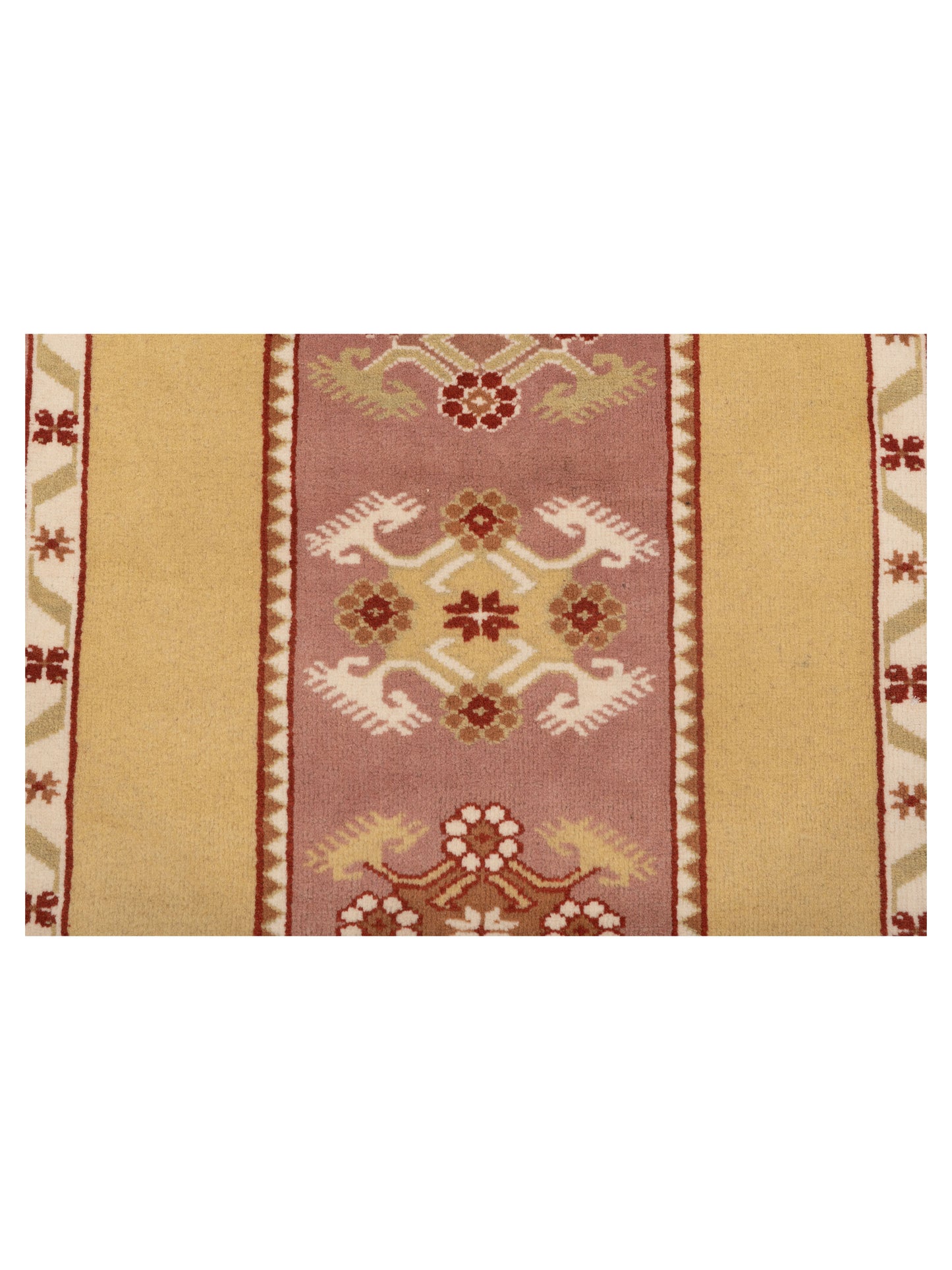 Milas 146103 Purple Gold 2.8x9.10 Hand Knotted Rug