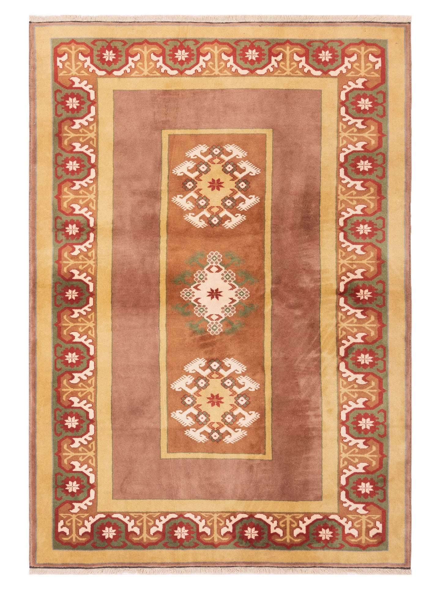 Pasha Milas Brown Green Traditional