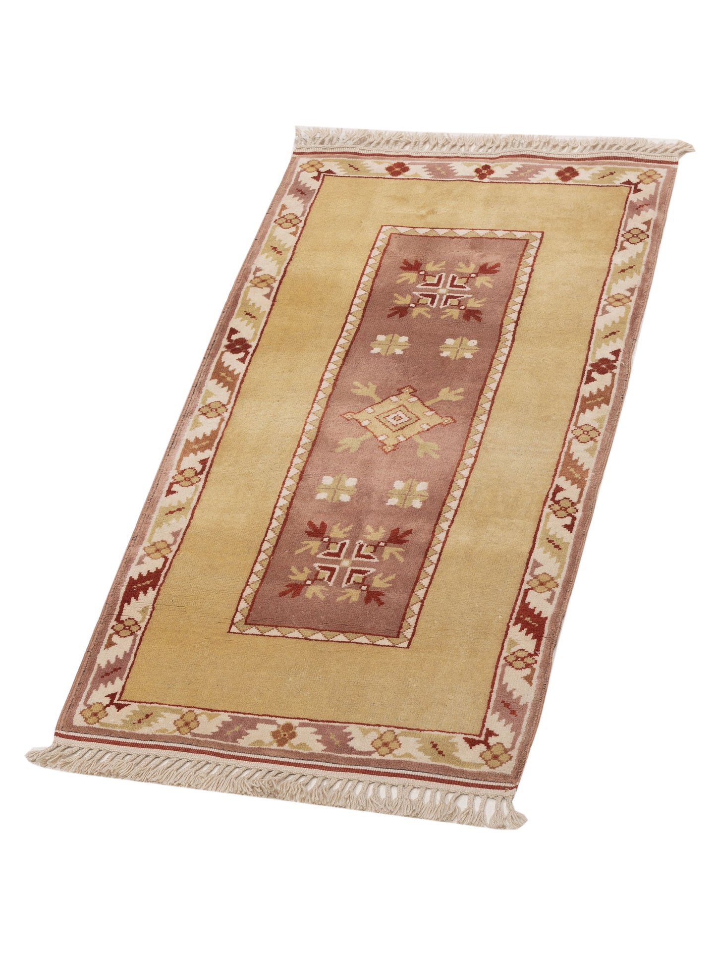 Milas 146121 Purple Gold 2.8x5.1 Hand Knotted Rug