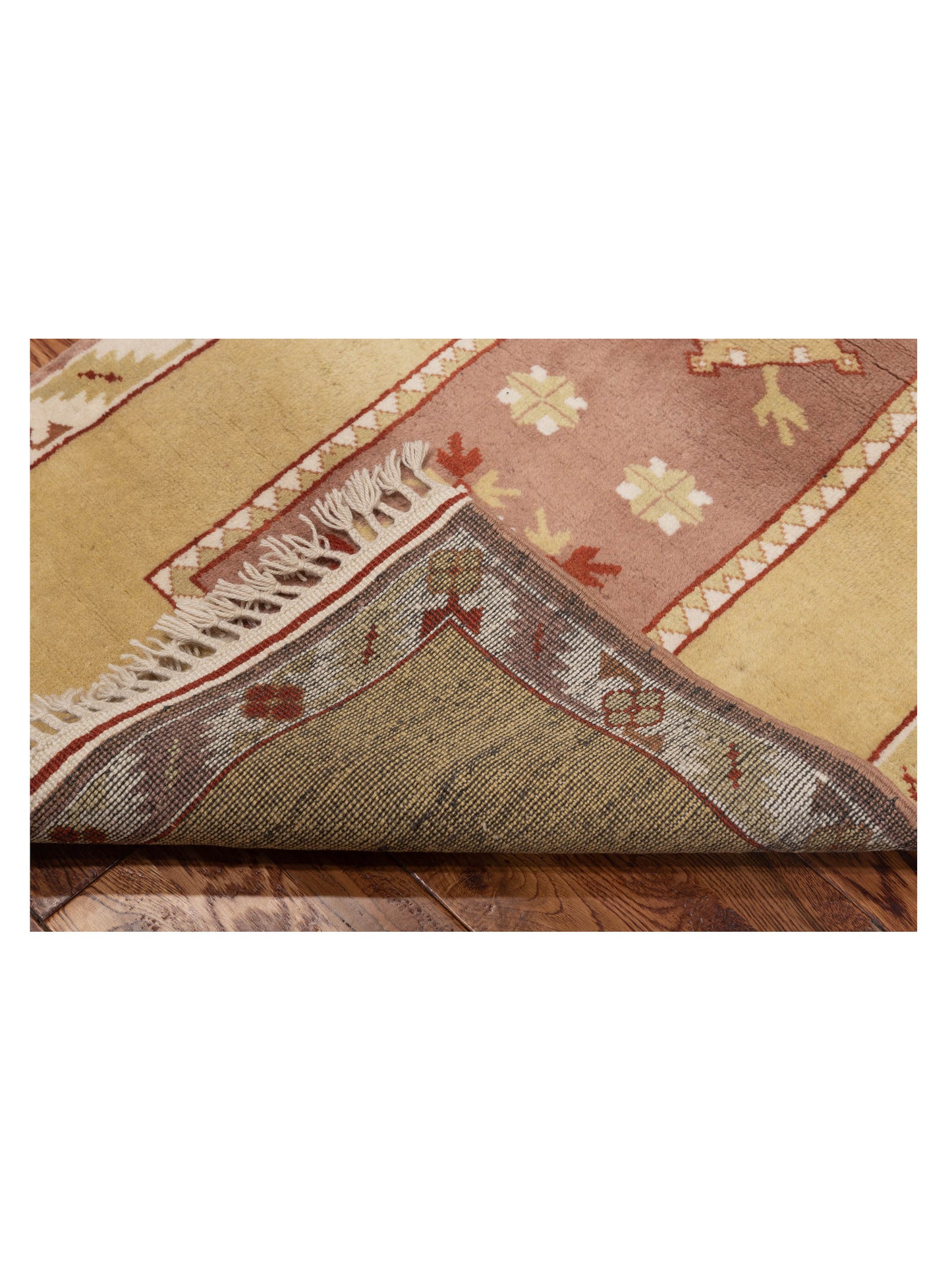 Milas 146121 Purple Gold 2.8x5.1 Hand Knotted Rug