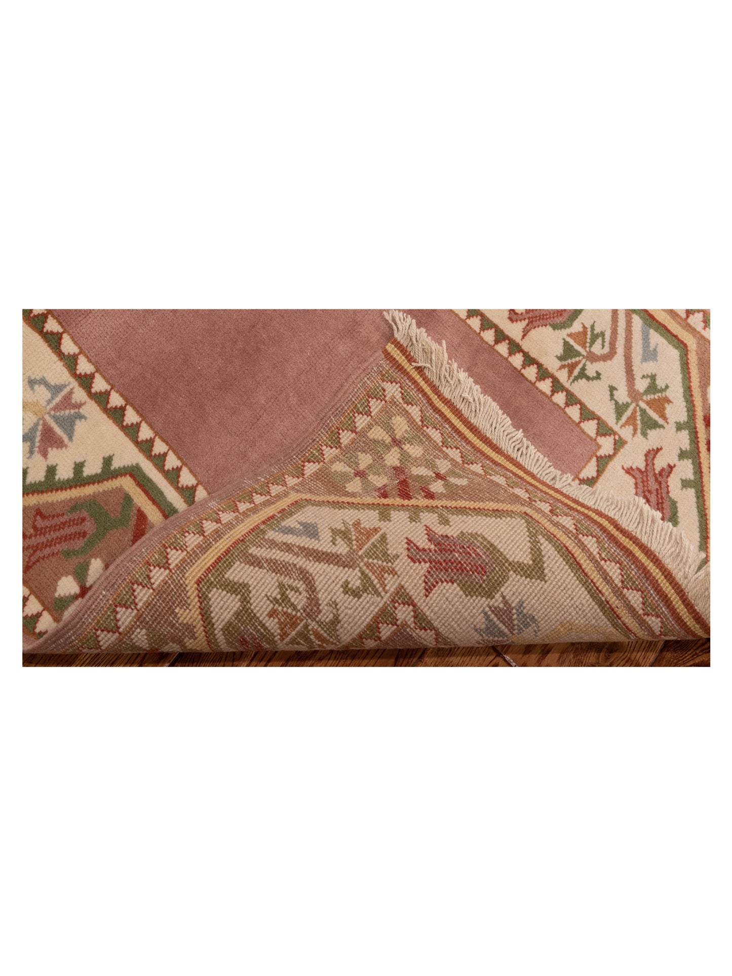 Milas 146131 Purple Ivory 2.10x50 Hand Knotted Rug