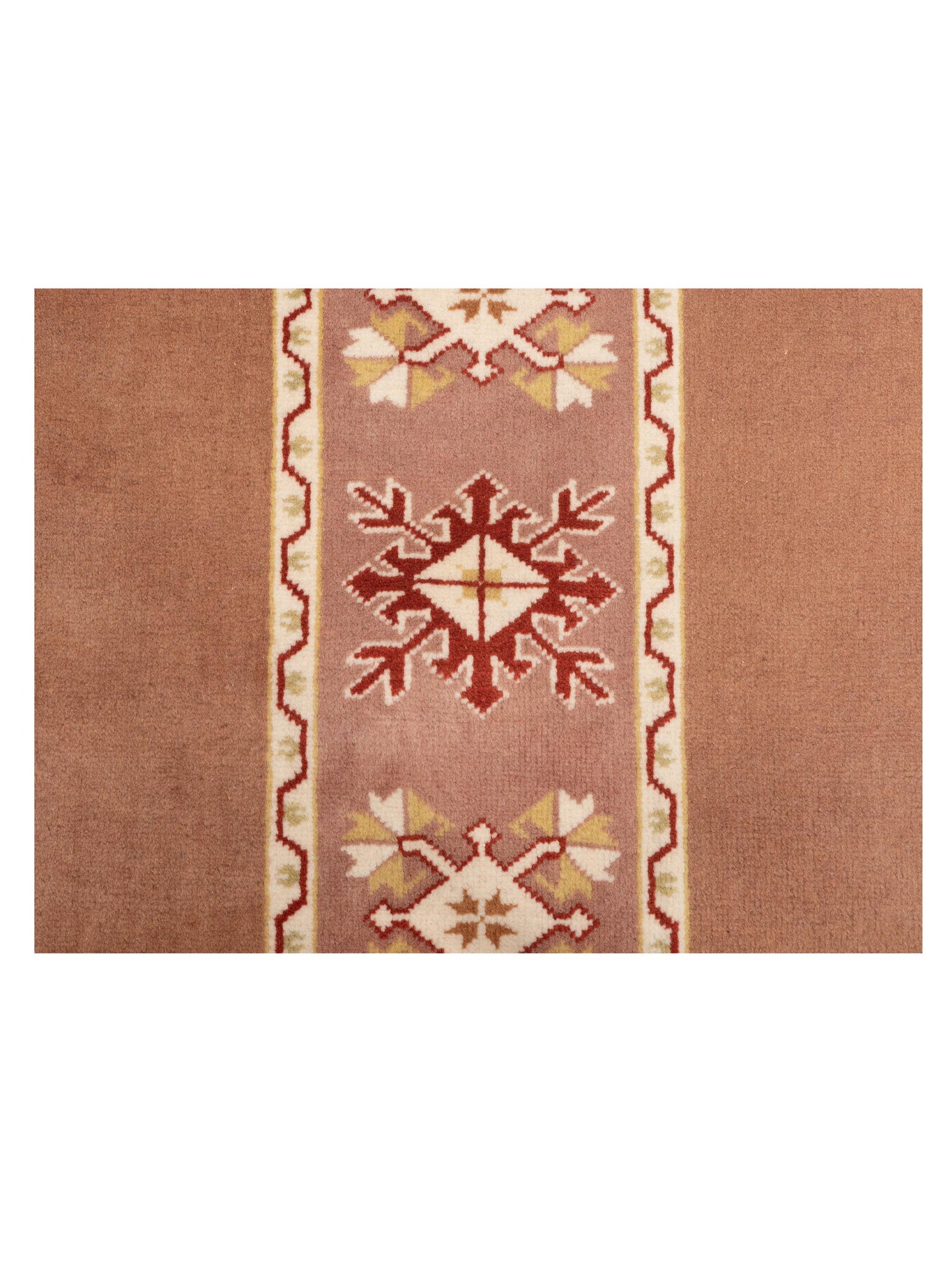 Milas 146143 Purple Brown 2.9x9.7 Hand Knotted Rug