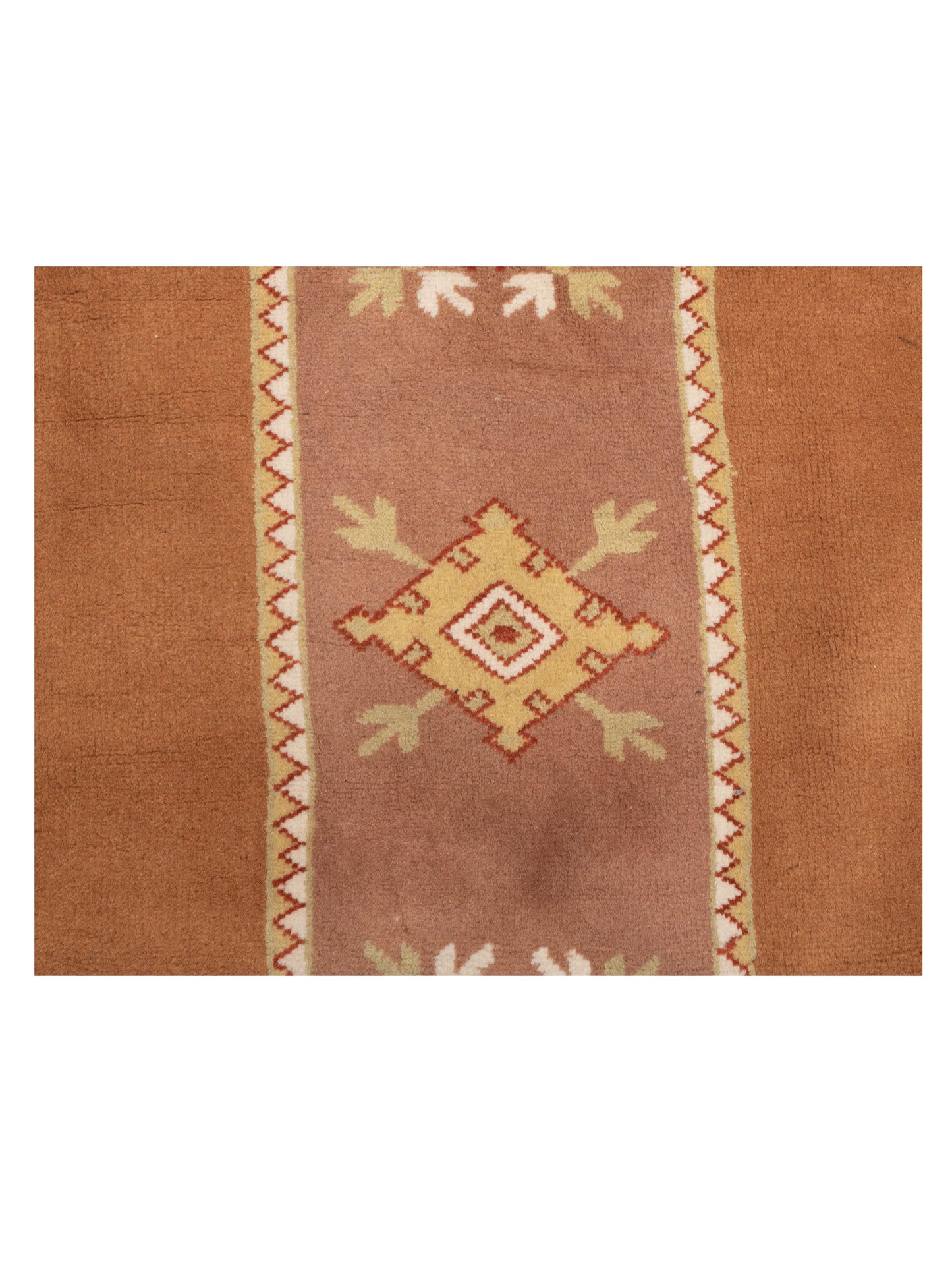 Milas 146159 Brown Brown 2.9x10.2 Hand Knotted Rug