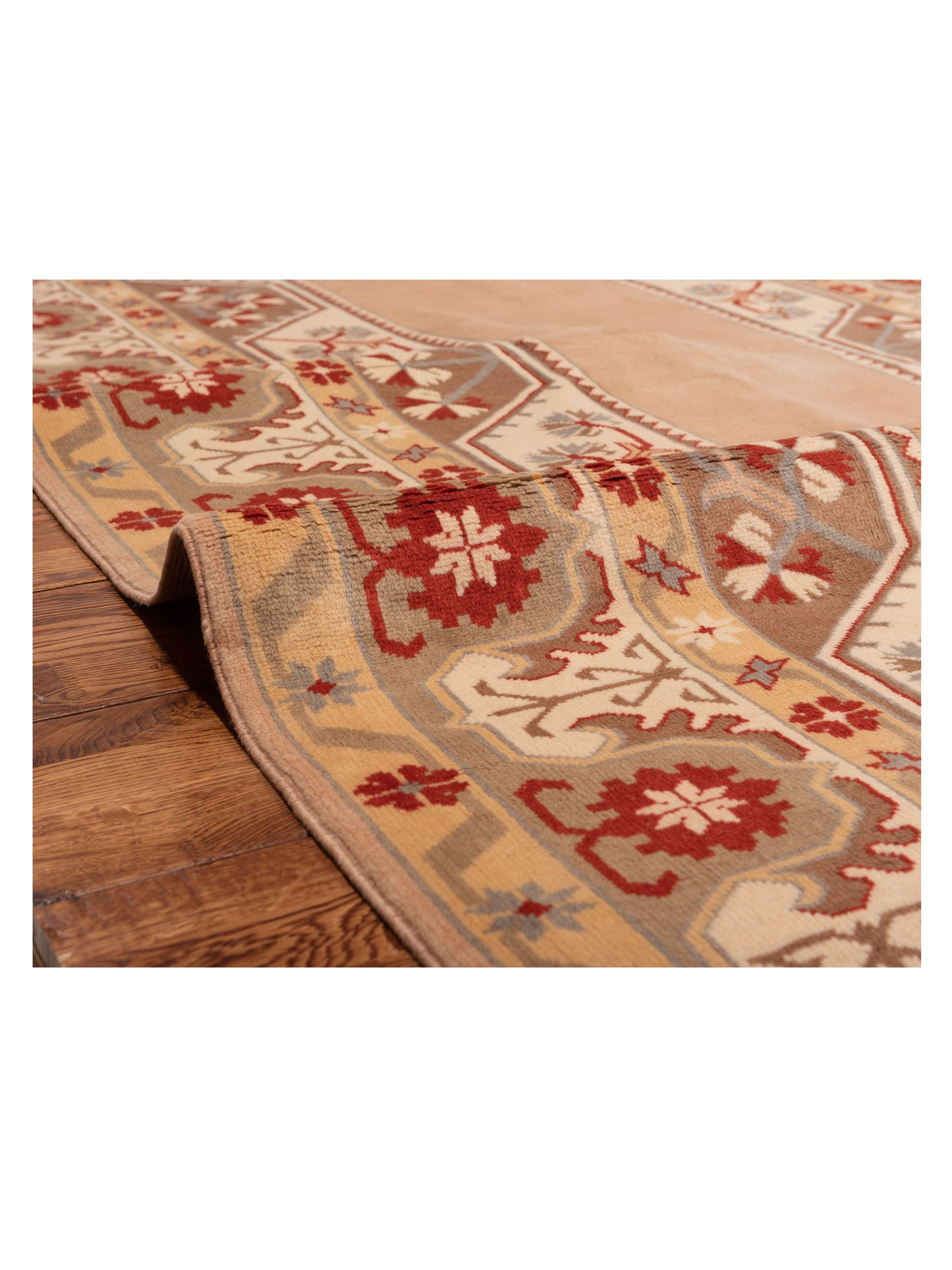 Milas 146195 Red Brown 5.3x8.3 Hand Knotted Rug