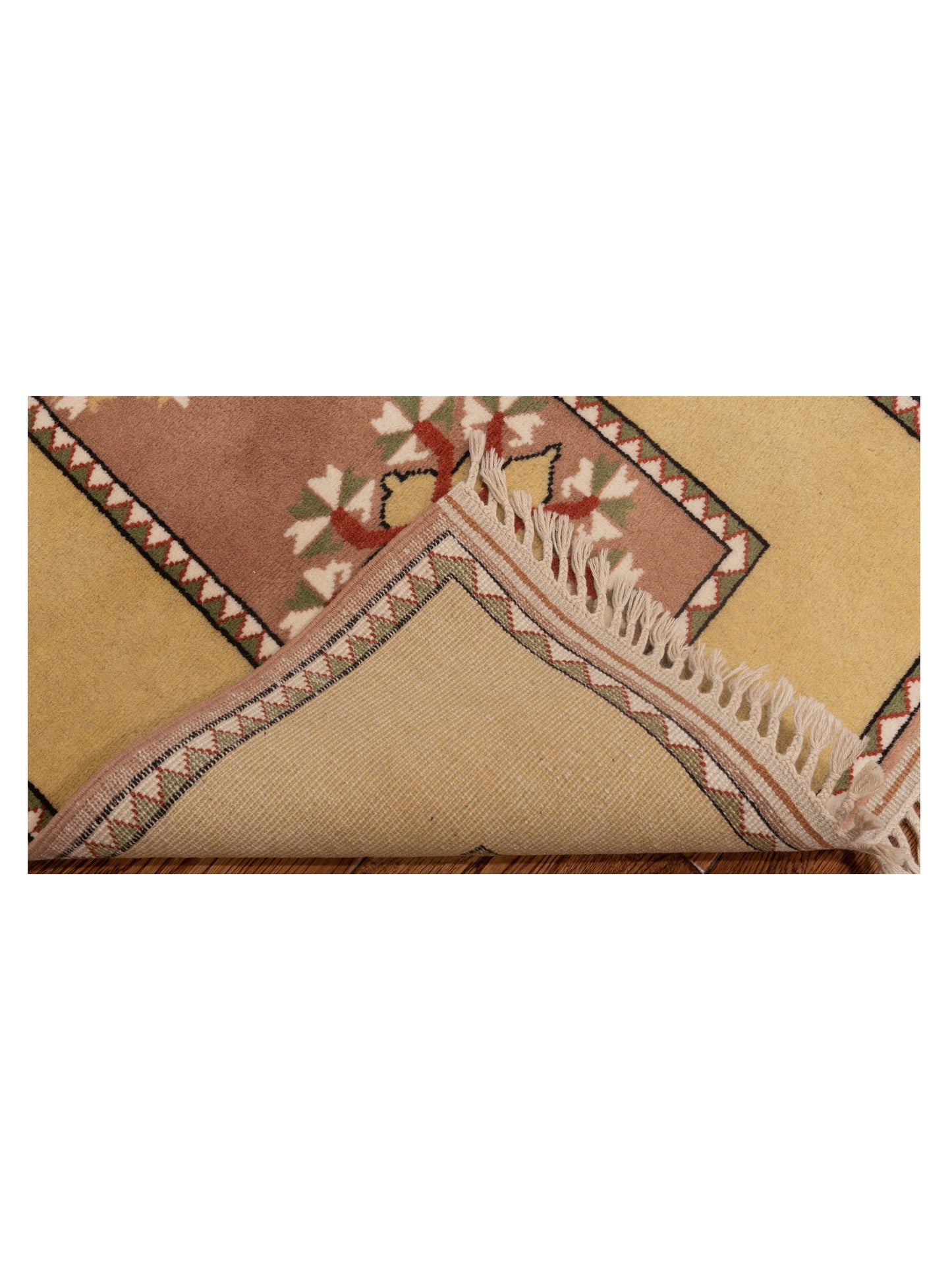 Milas 146196 Brown Gold 2.8x9.10 Hand Knotted Rug