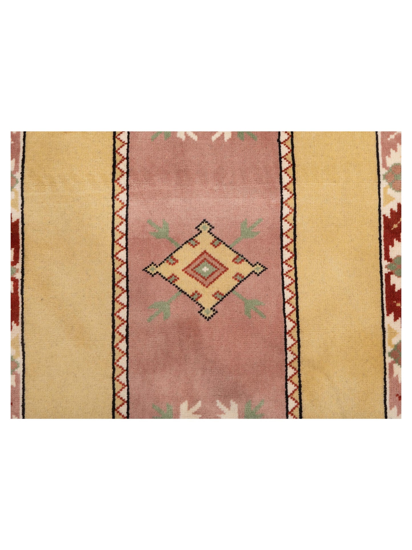 Milas 146209 Purple Gold 2.8x10.3 Hand Knotted Rug