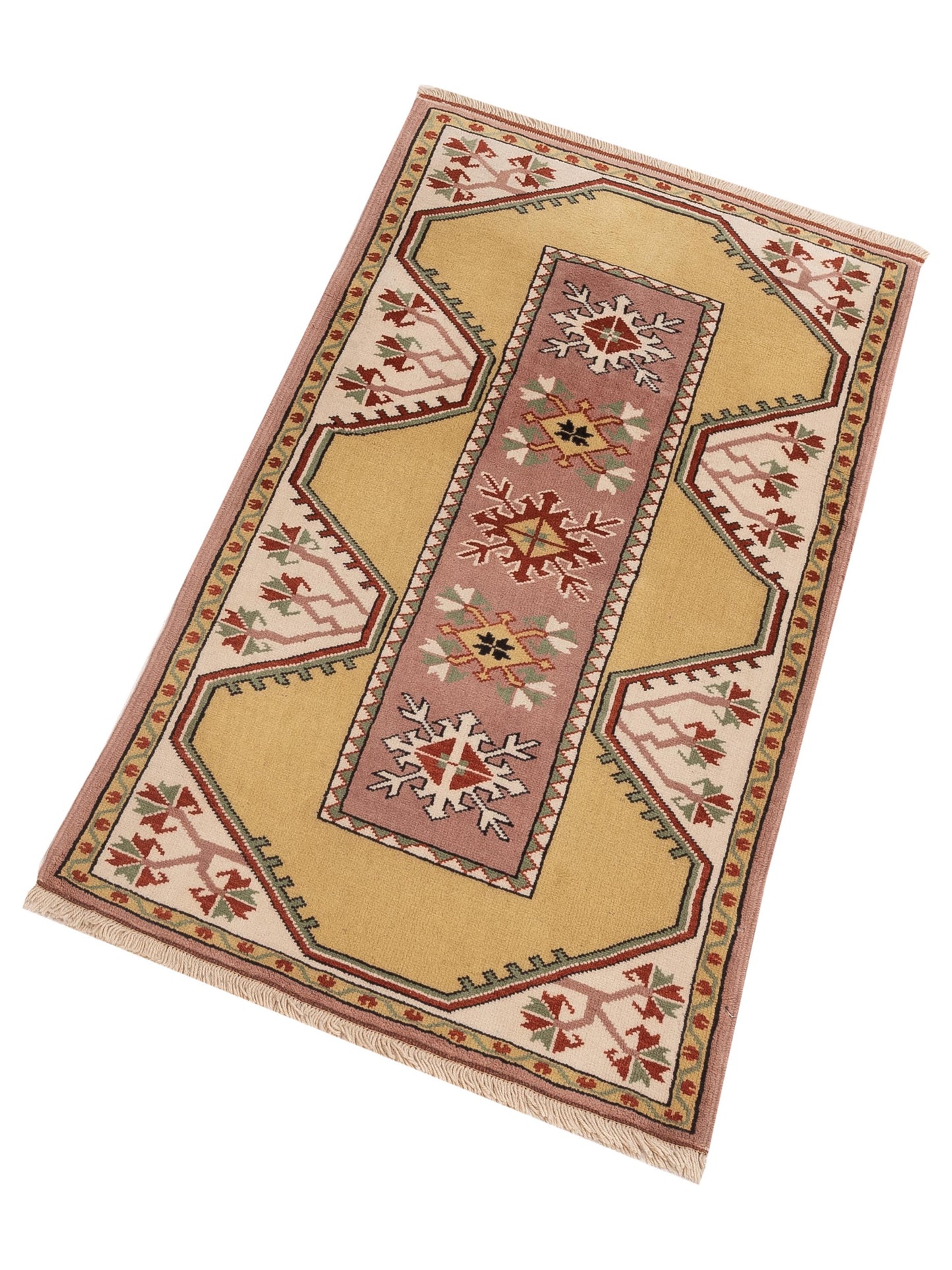 Milas 146217 Purple Gold 2.9x5.1 Hand Knotted Rug