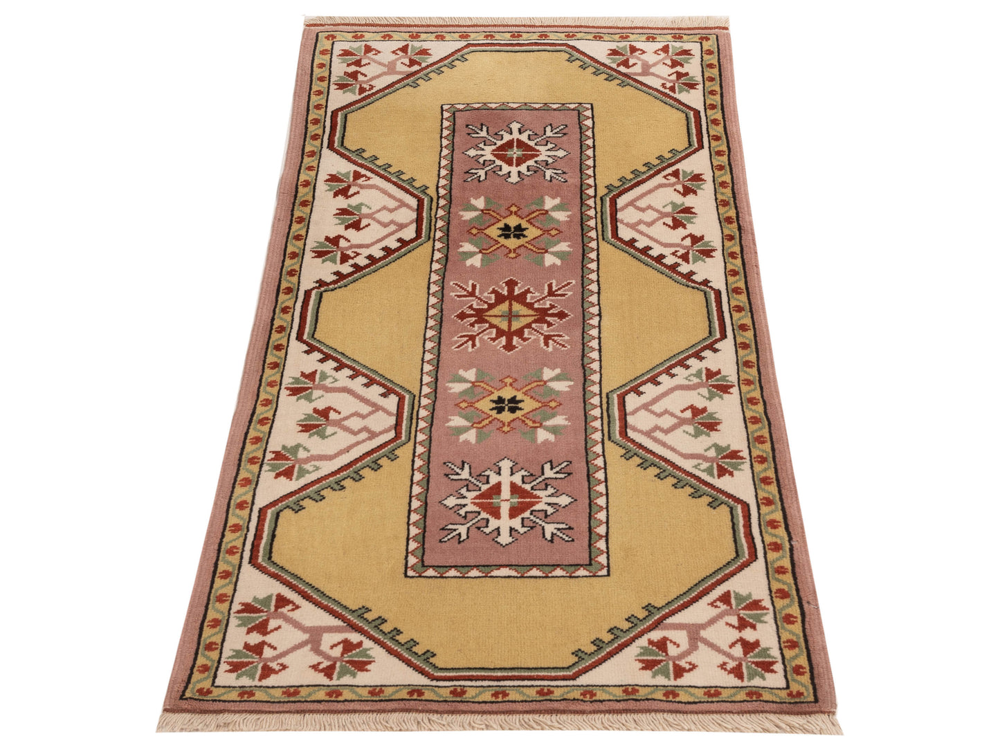 Milas 146217 Purple Gold 2.9x5.1 Hand Knotted Rug
