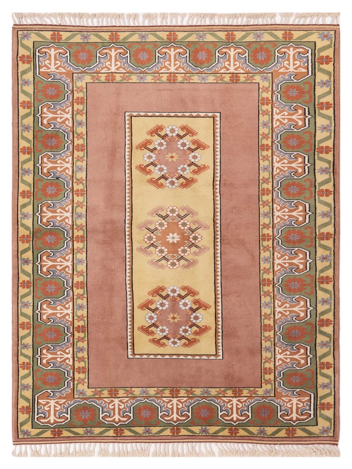 Pasha Milas Brown Green Traditional