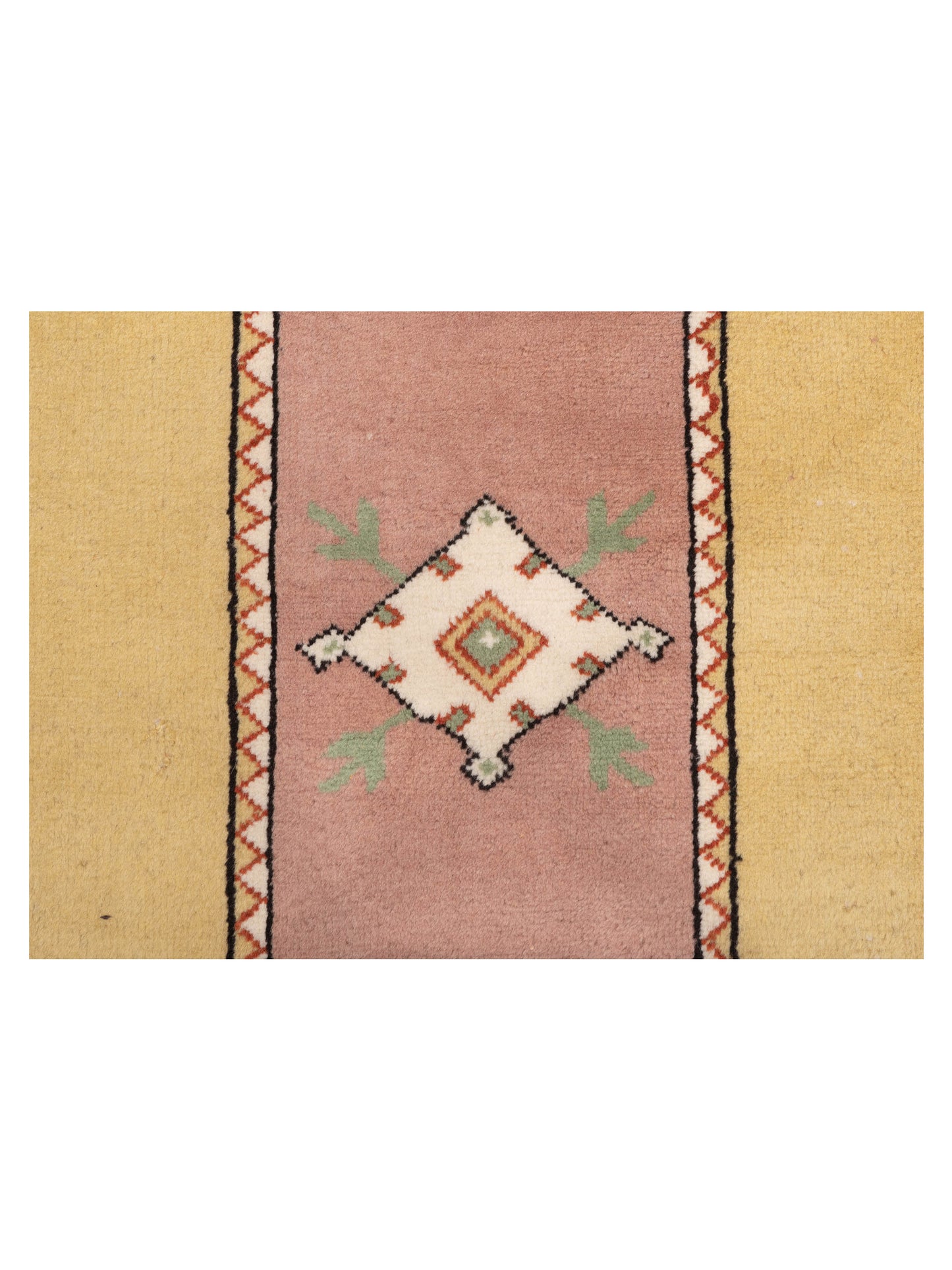 Milas 146232 Purple Gold 2.10x10 Hand Knotted Rug
