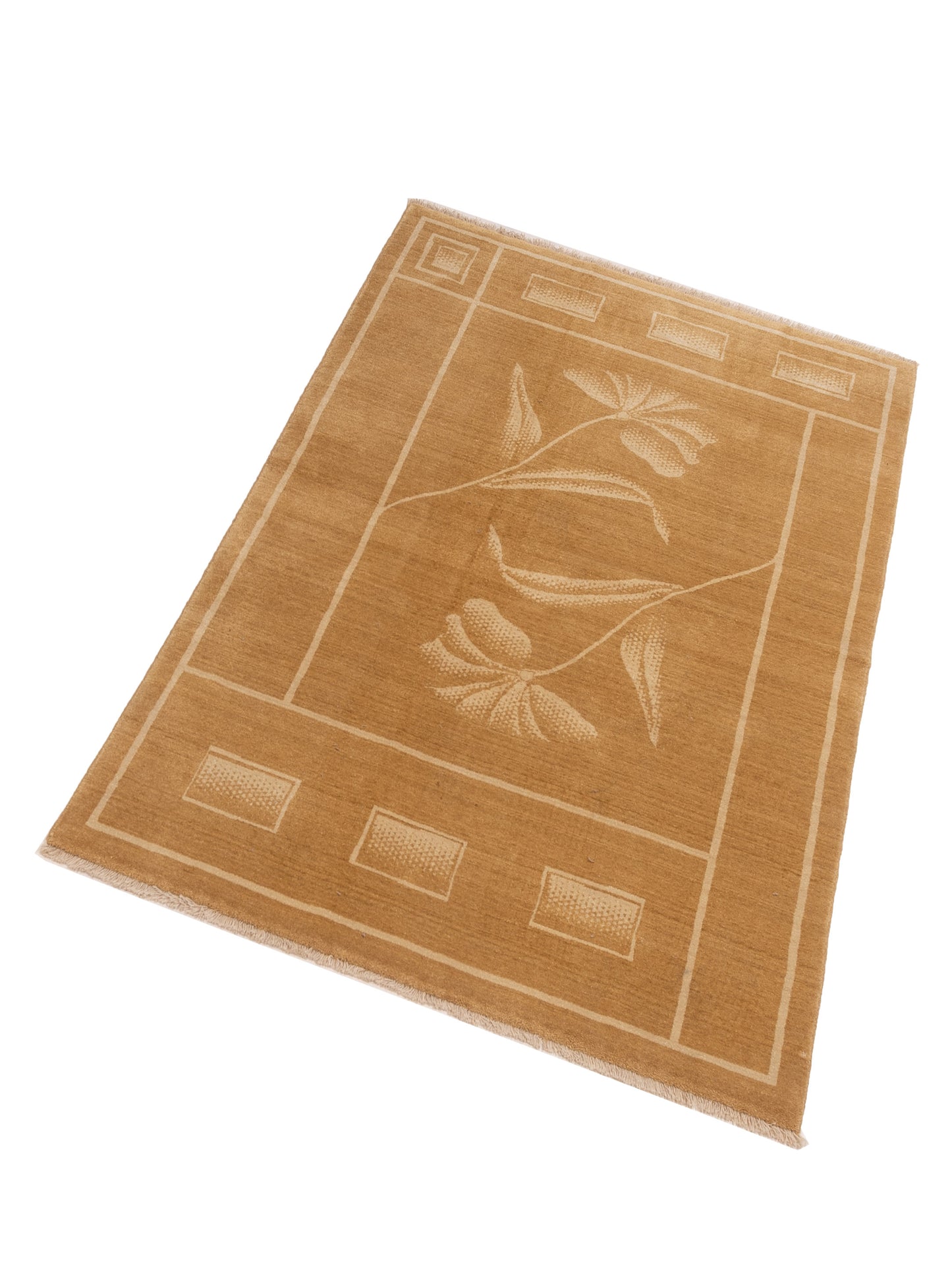 Alara 146329 Gold 5.2x7.5 Machine Made Rug