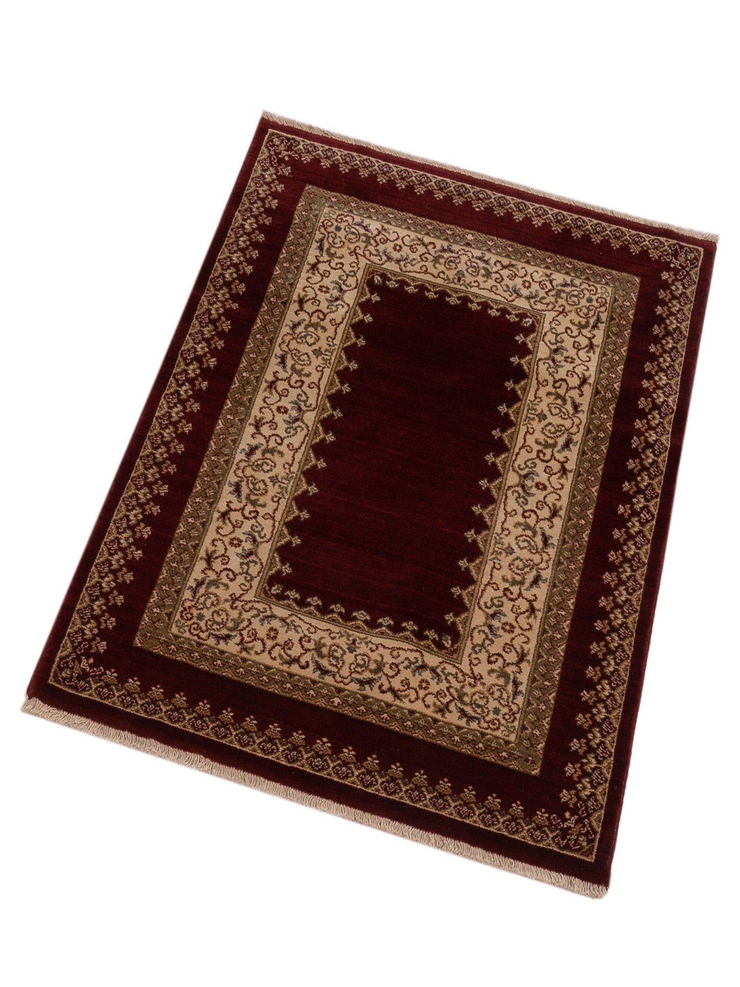 Alara 146338 Red Red 4x5.3 Machine Made Rug