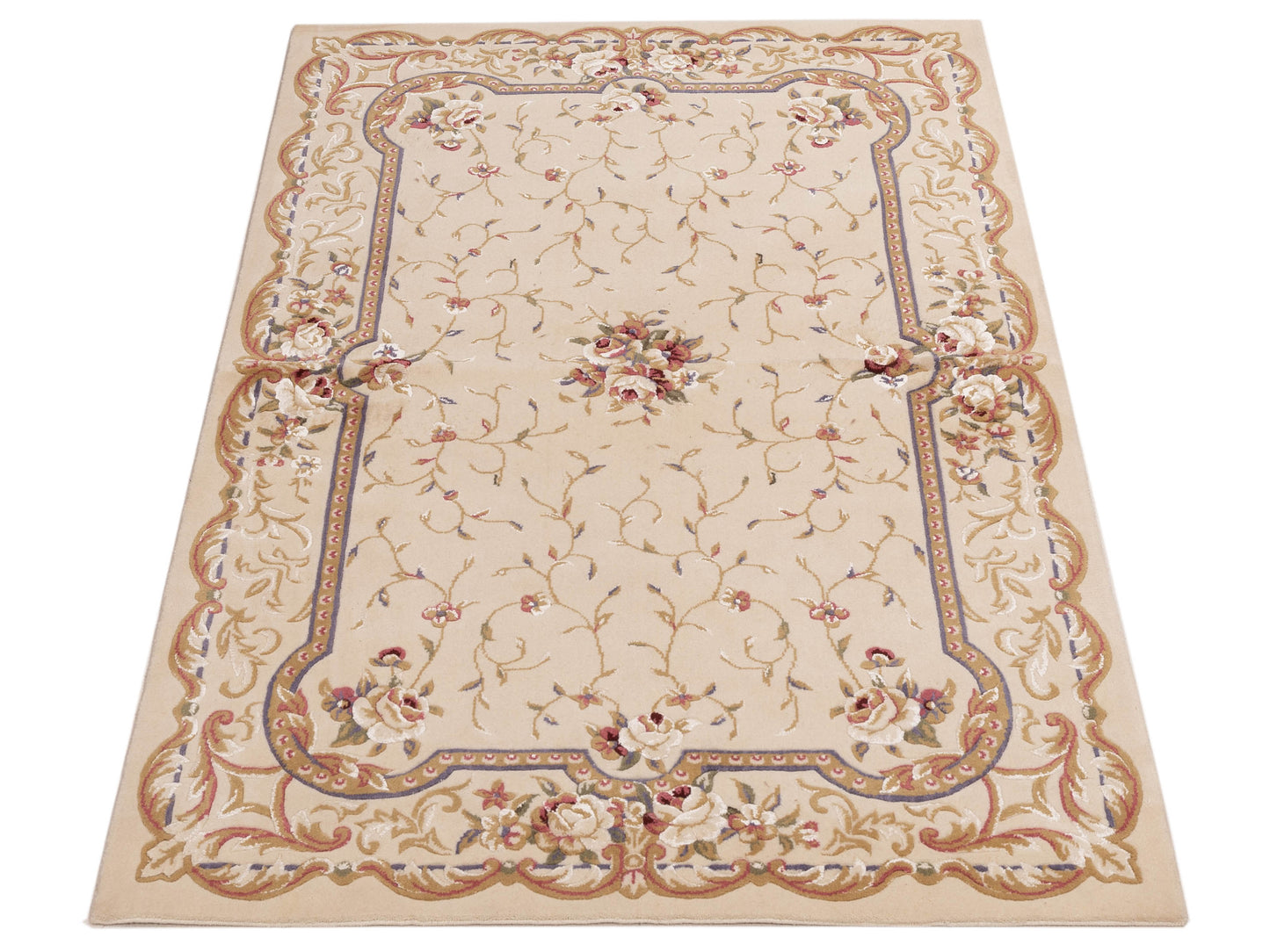 Alara 146410 Ivory 4x6 Machine Made Rug