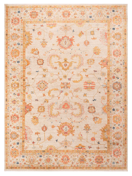 Anadol Angora Oushak  Ivory Ivory Traditional