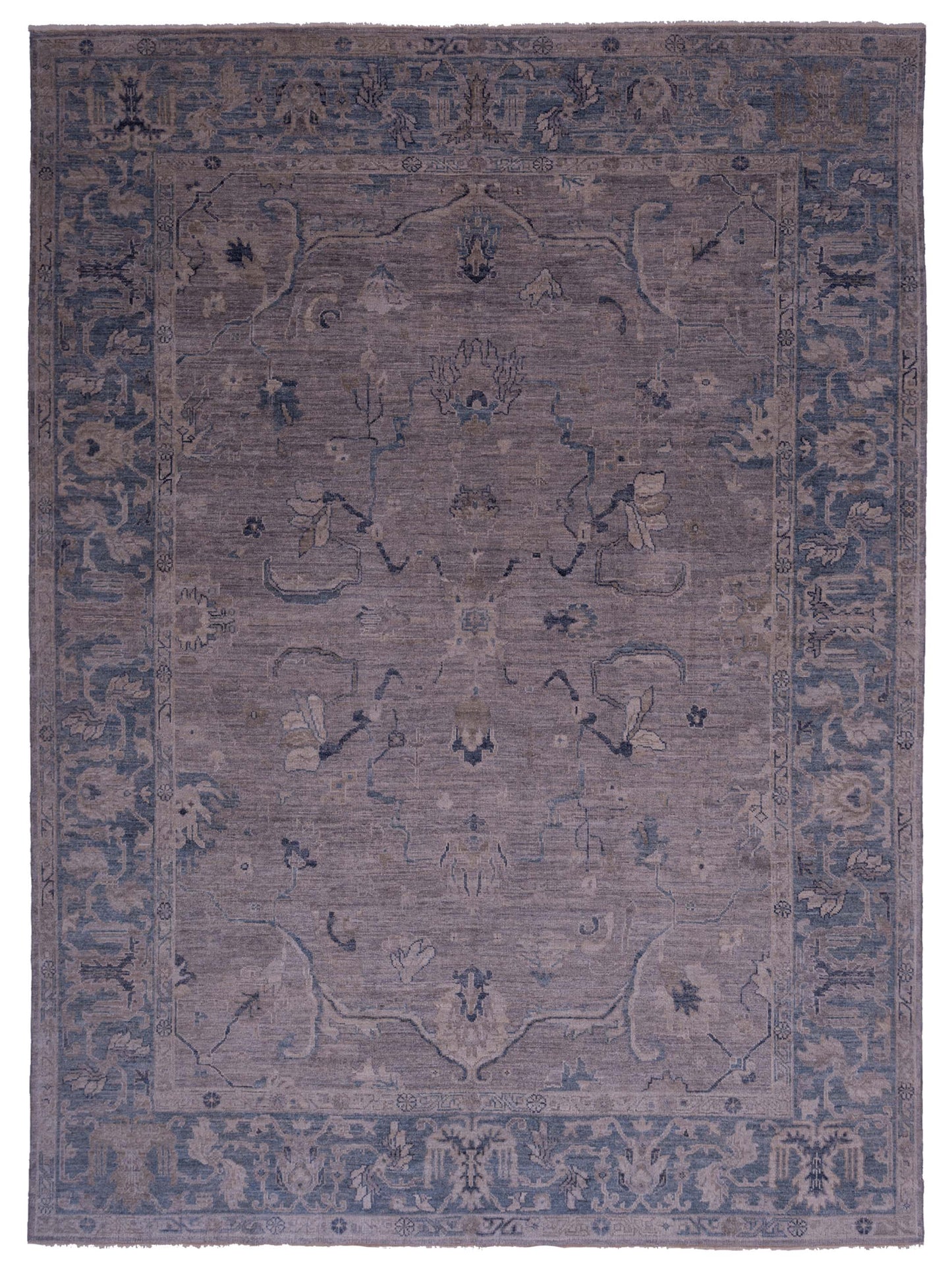 Anadol Angora Oushak  Gray Blue Traditional