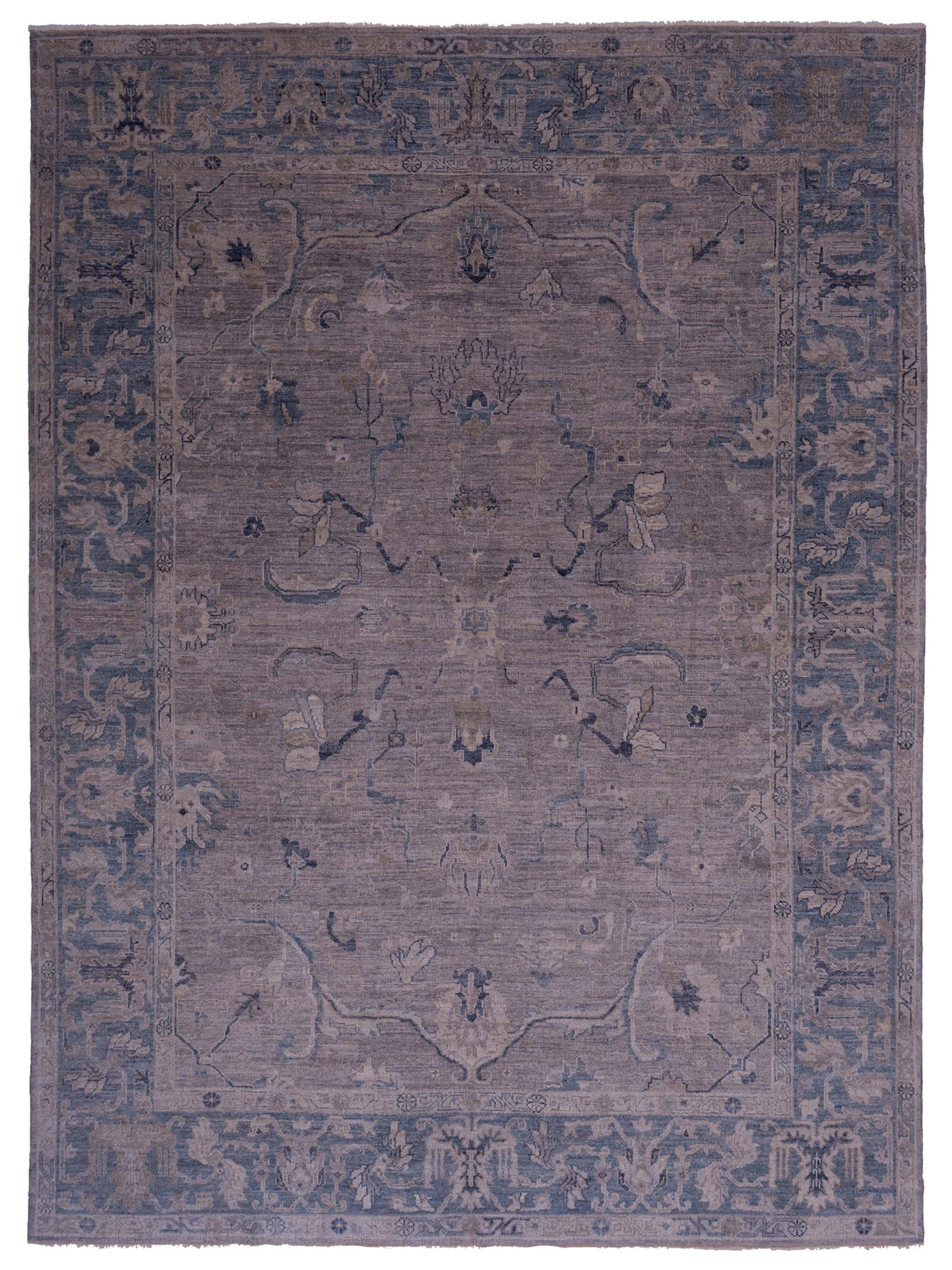 Anadol Angora Oushak  Gray Blue Traditional