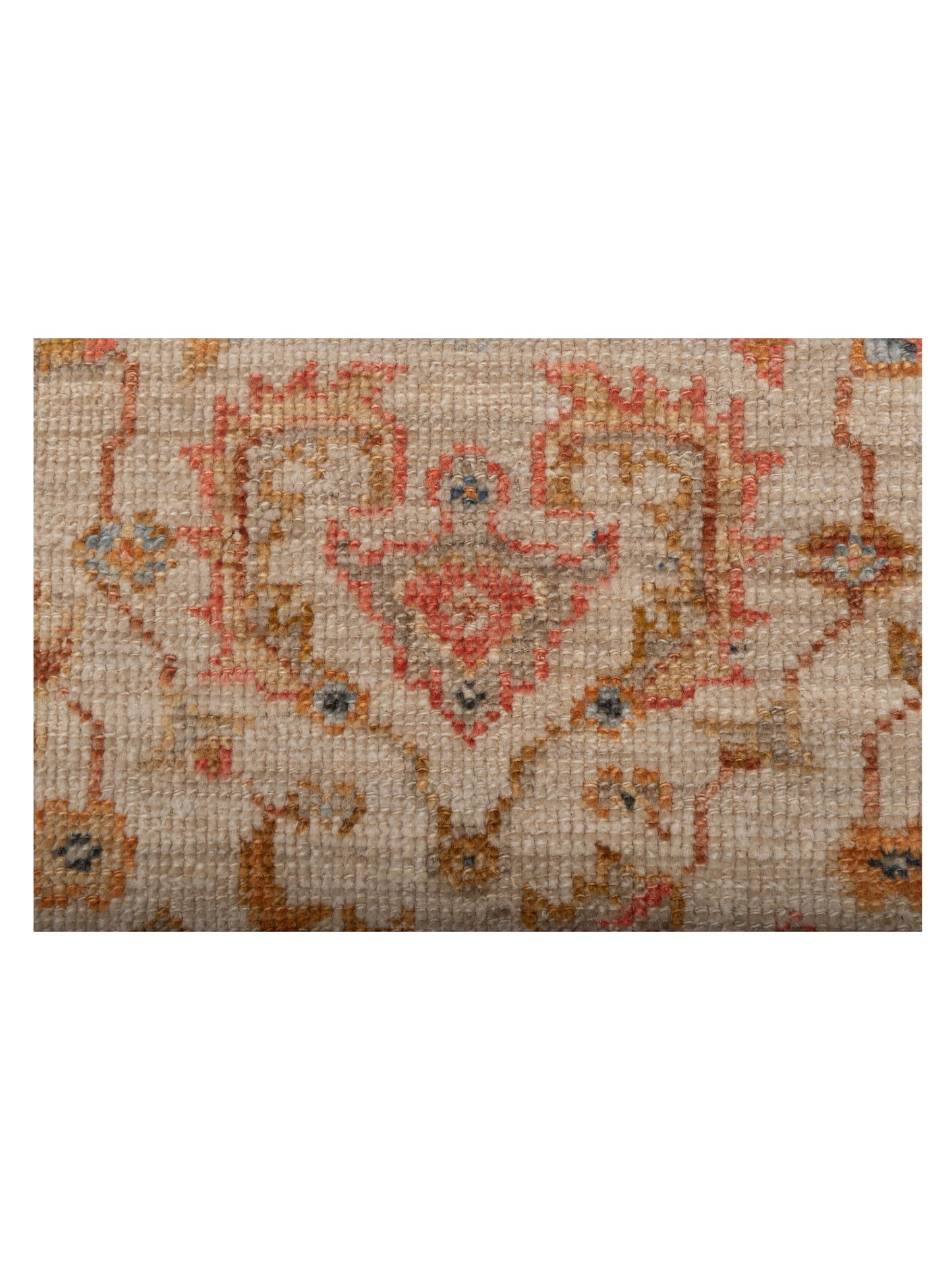 Angora Oushak 146521 Ivory Ivory 2.6x11.10 Hand Knotted Rug