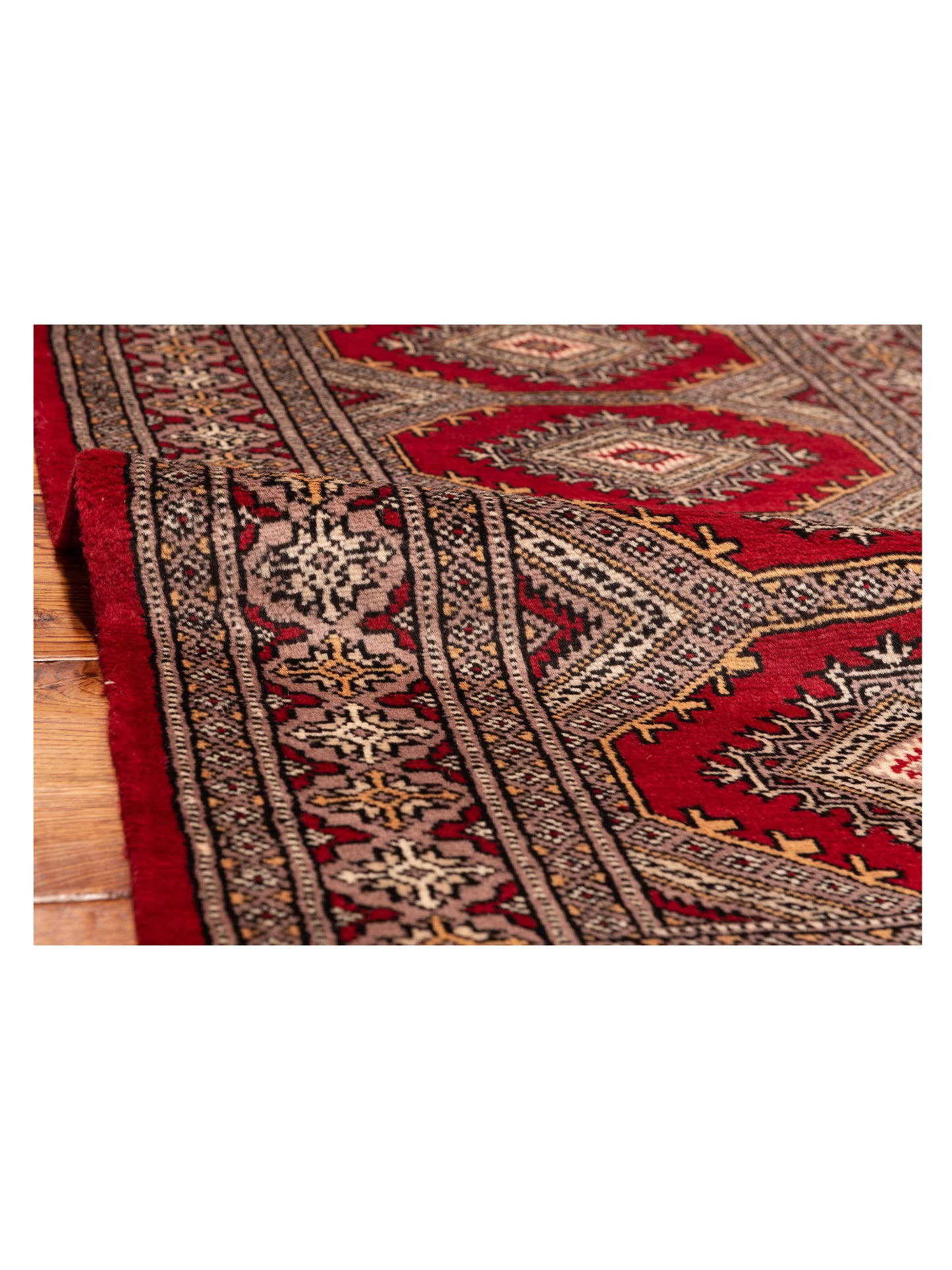 Bokhara 146609 Red Pink 2.6x4.2 Hand Knotted Rug