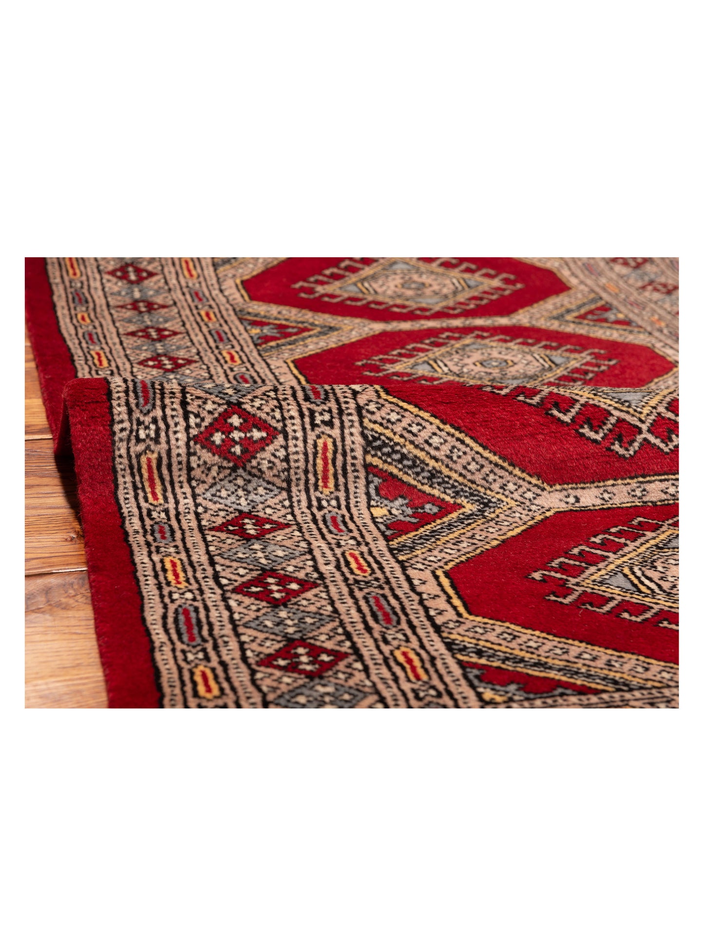Bokhara 146611 Red Silver 2.7x4.3 Hand Knotted Rug