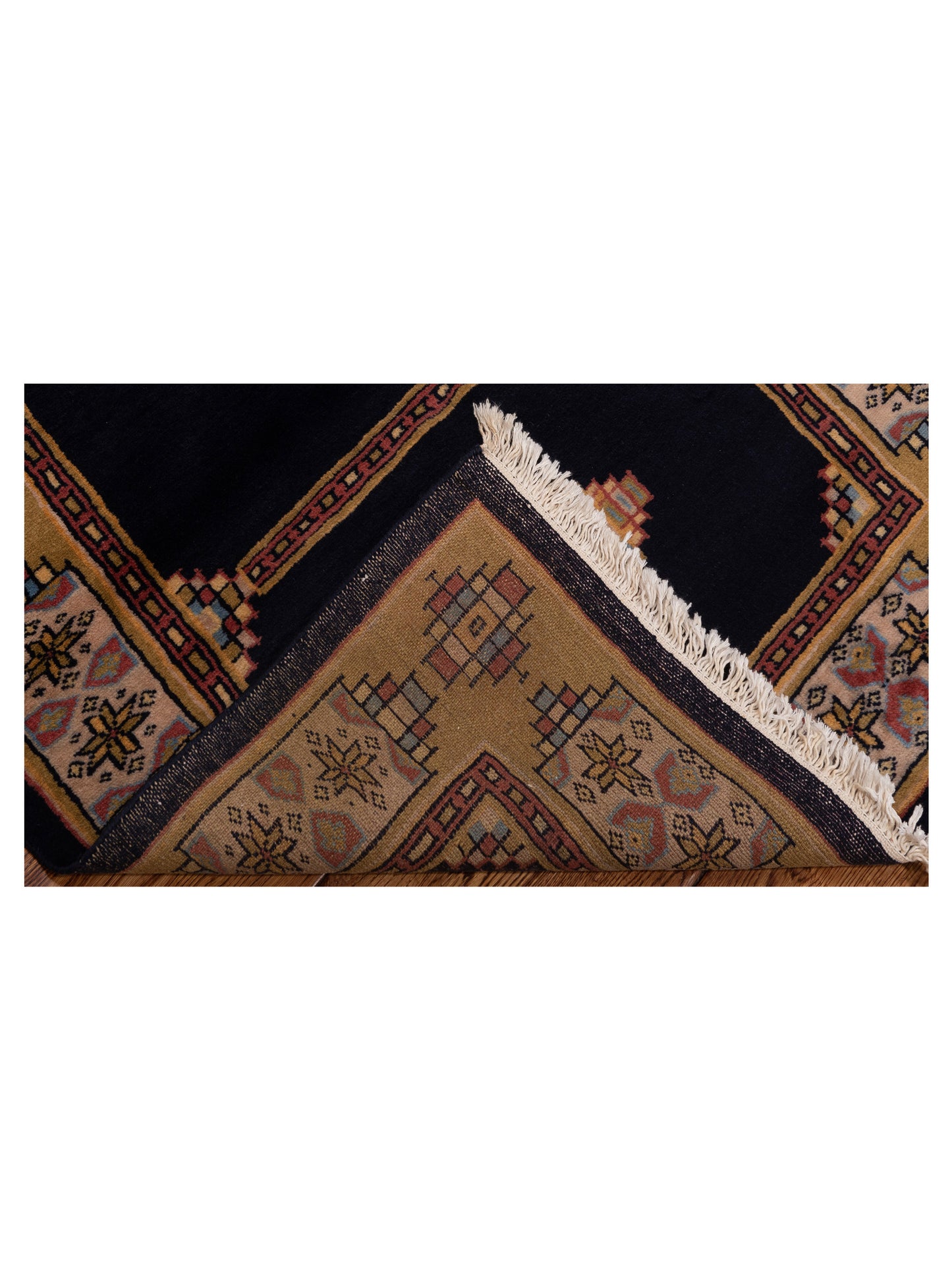 Bokhara 146613 Charcoal Gold 2.9x4.4 Hand Knotted Rug