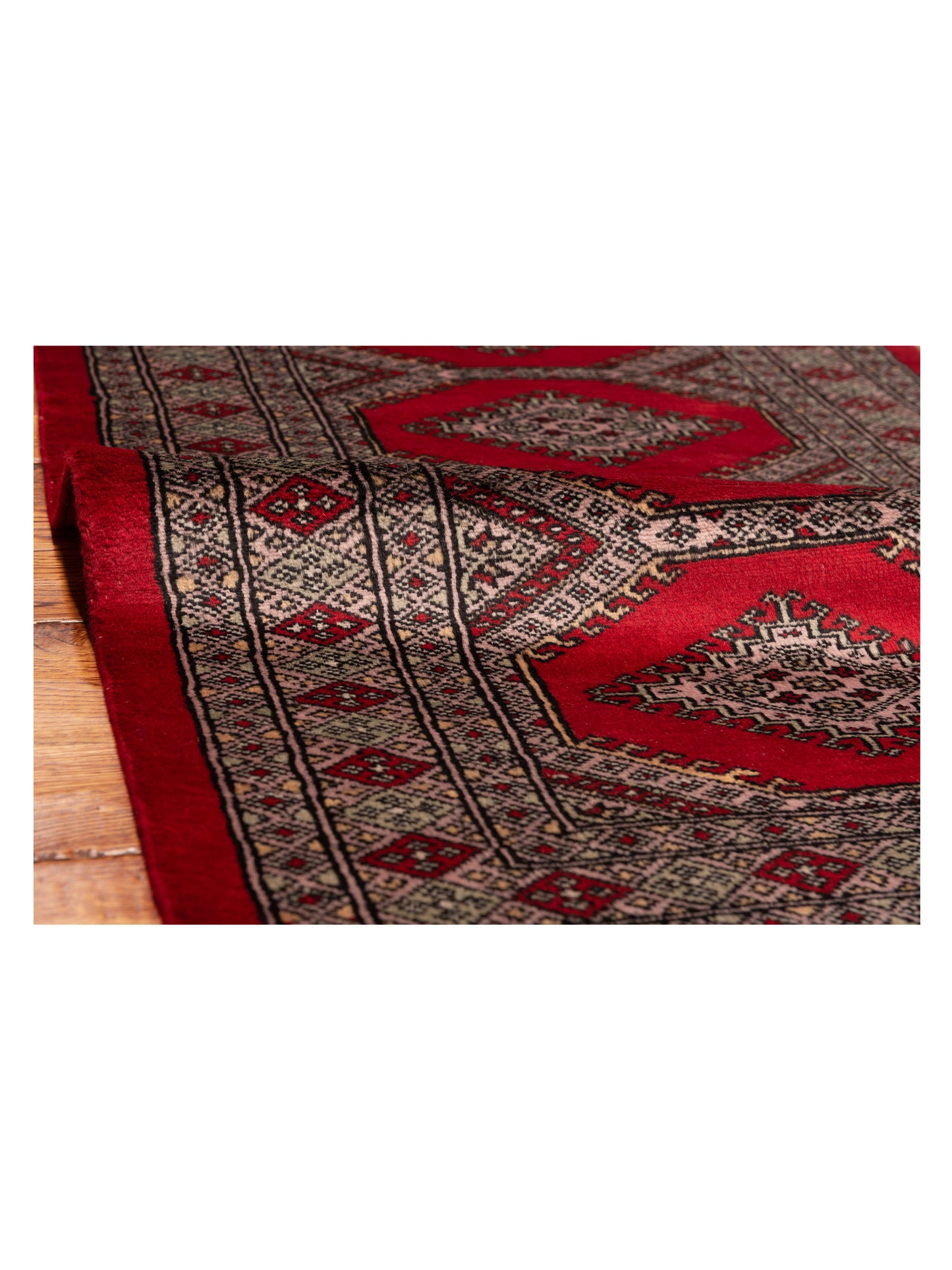 Bokhara 146622 Red Silver 2.2x3.10 Hand Knotted Rug