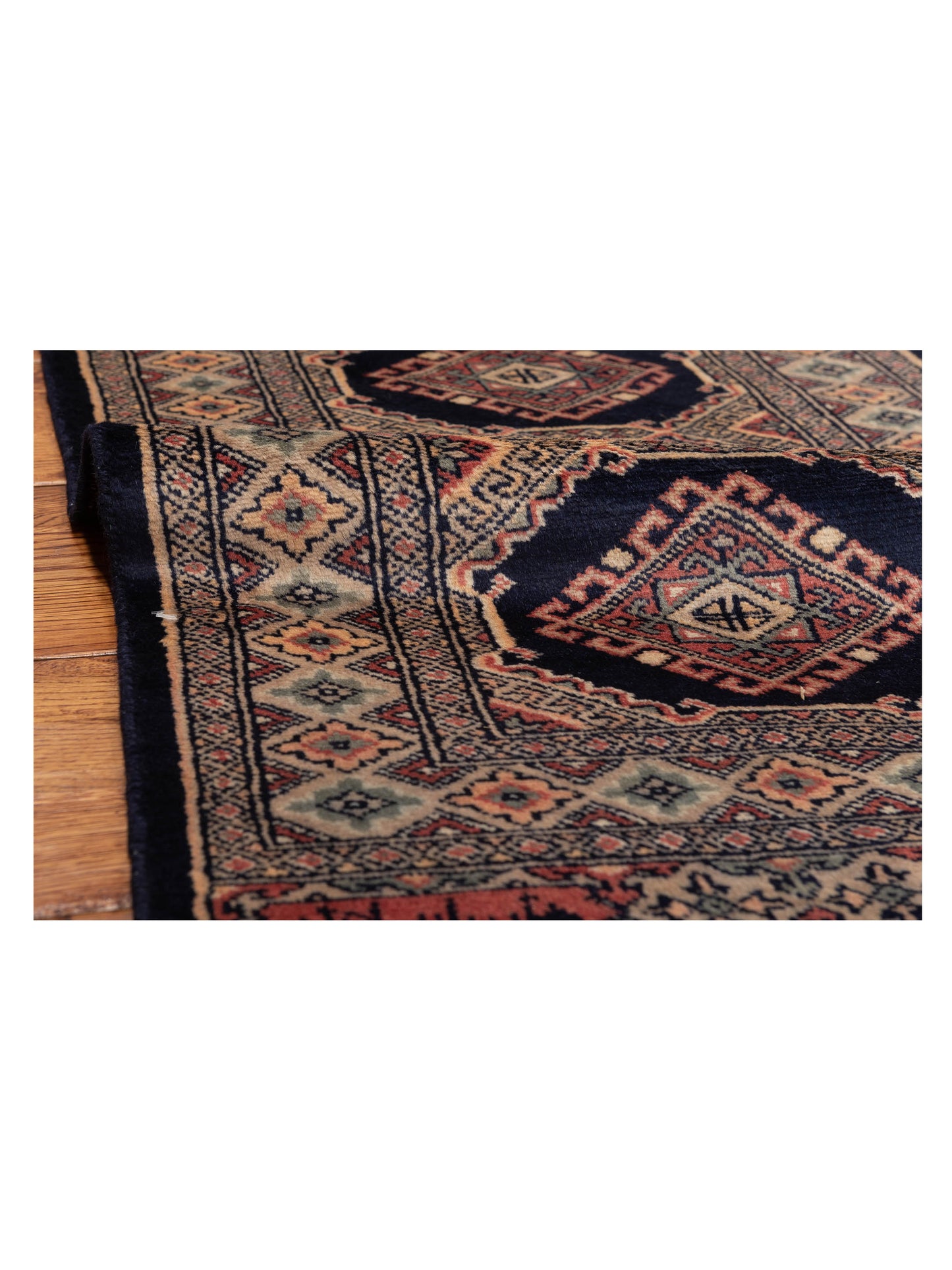 Bokhara 146629 Charcoal Beige 2.1x3.11 Hand Knotted Rug