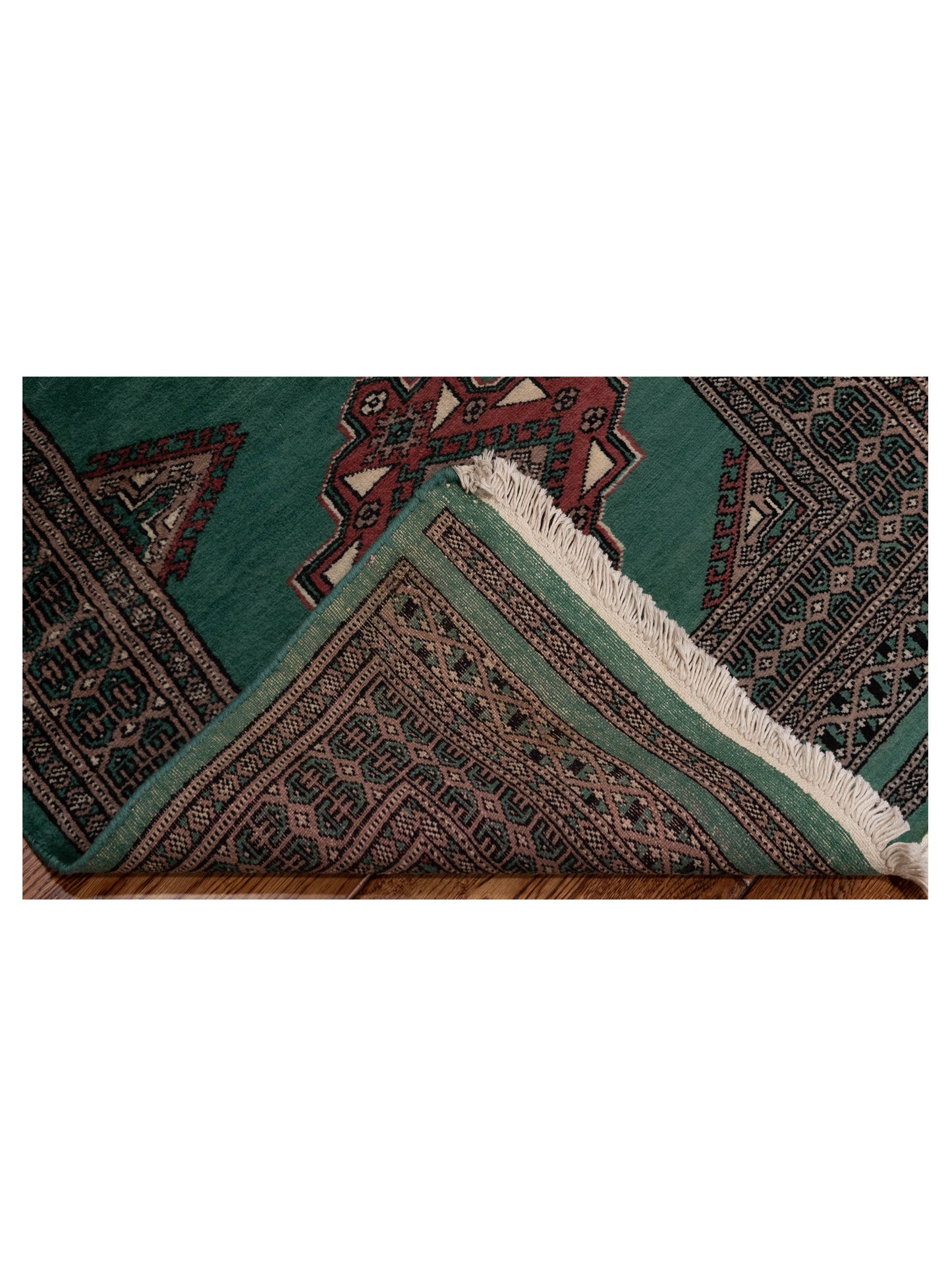 Bokhara 146638 Green 2.7x4.10 Hand Knotted Rug