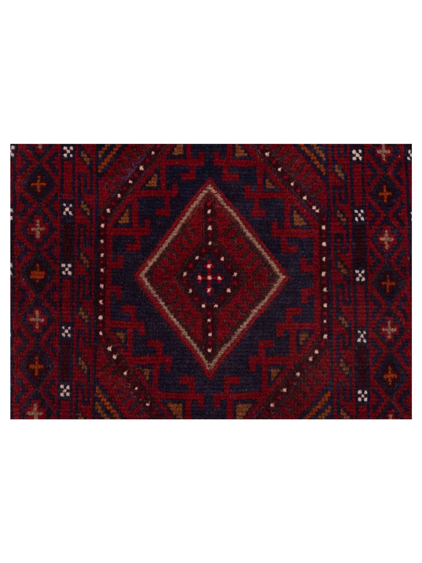 Afghan Soumak 146643 Red Charcoal 2.1x8.4 Hand Woven Rug