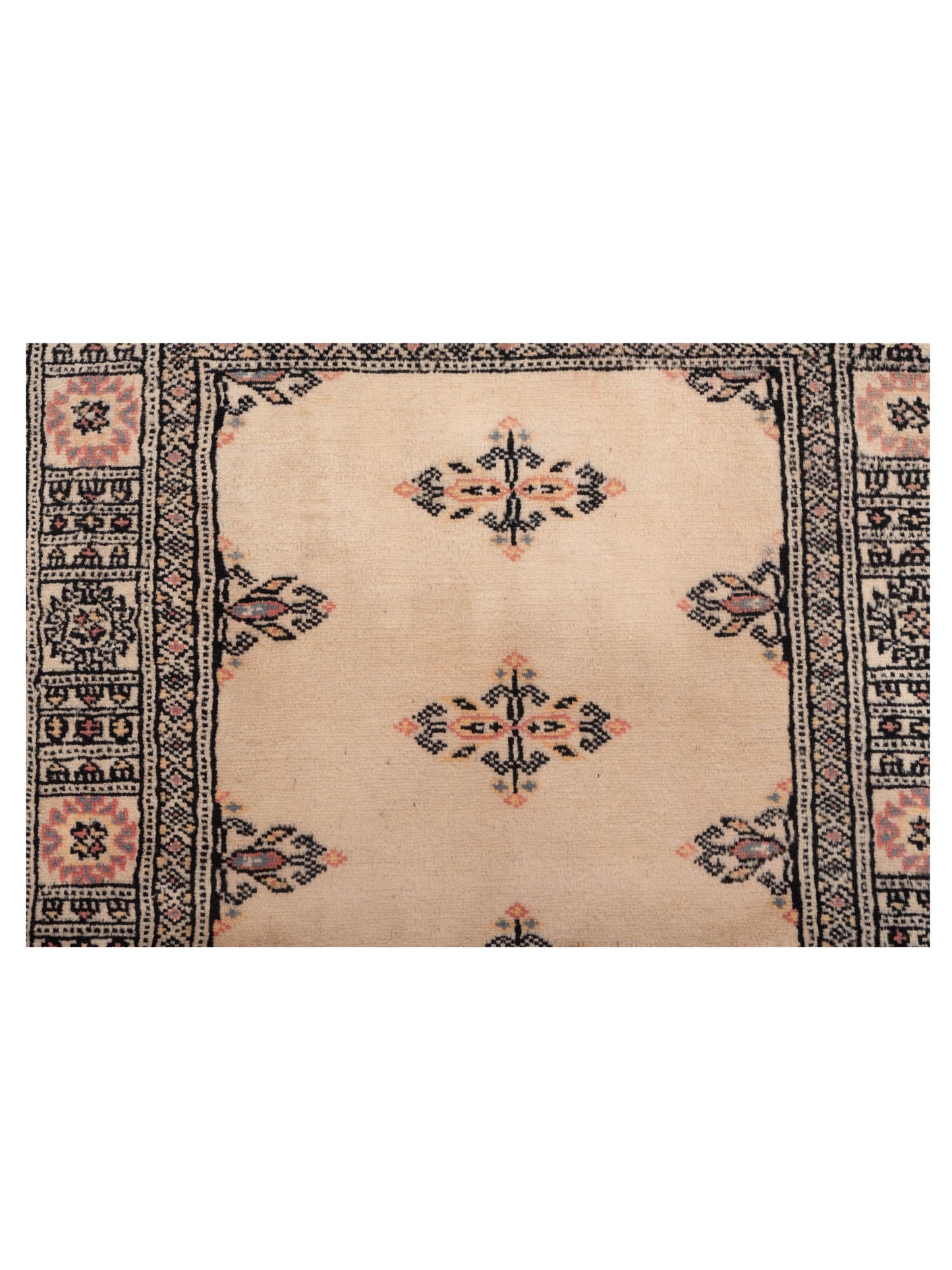 Bokhara 146671 Beige Gray 2.7x4.2 Hand Knotted Rug