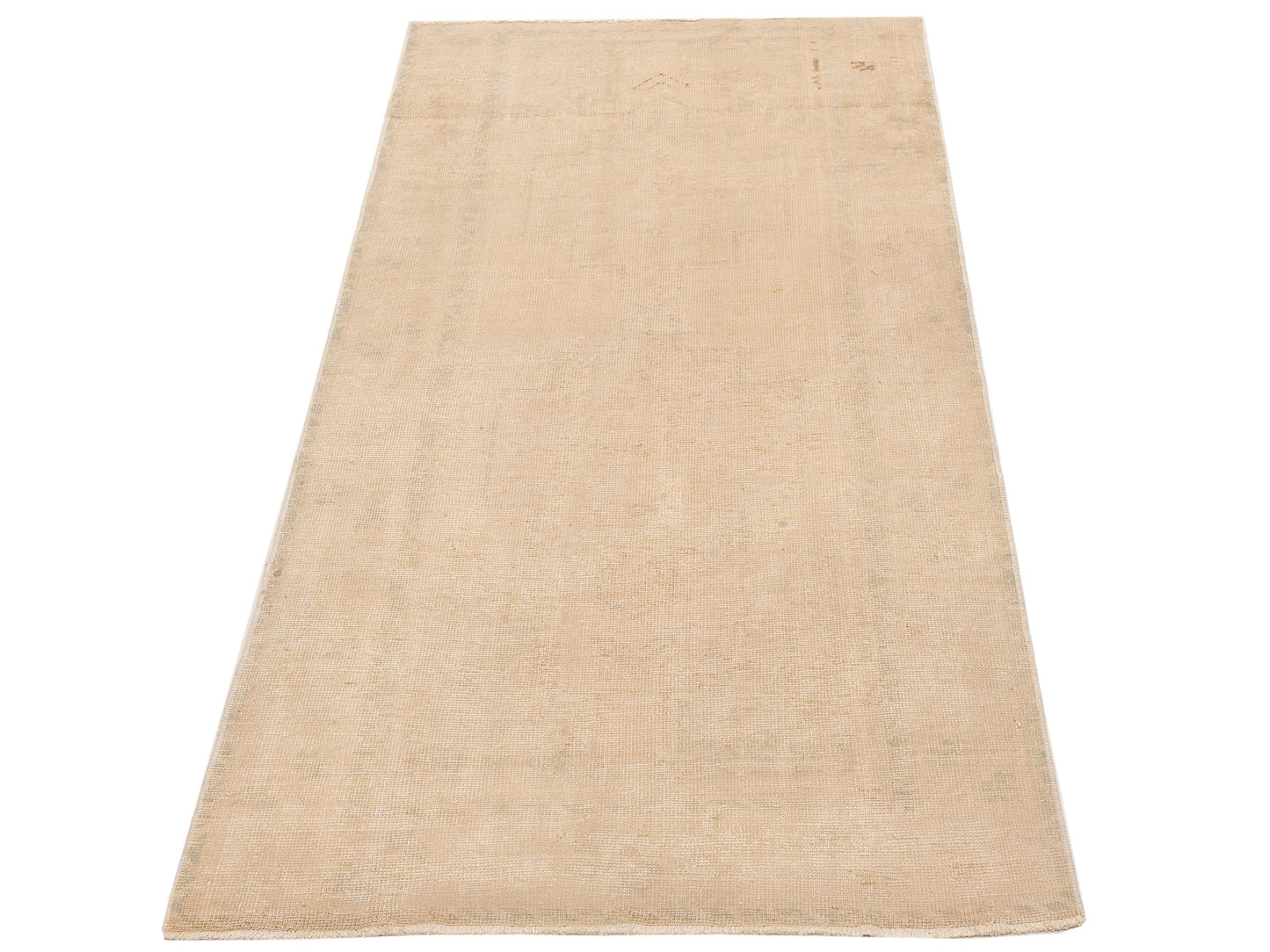 Old Anatolian 146696 Beige Beige 3.11x8.4 Hand Knotted Rug