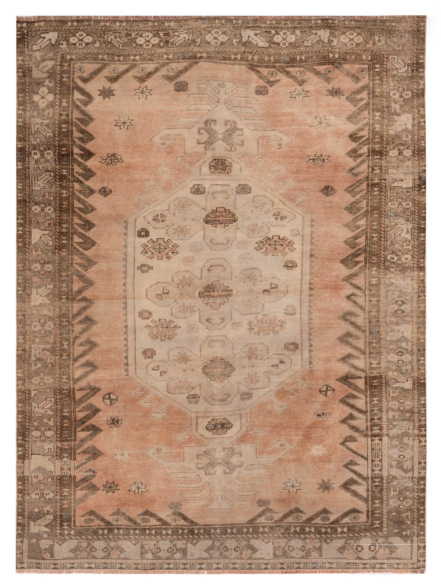 Pasha Old Anatolian Peach Brown Transitional