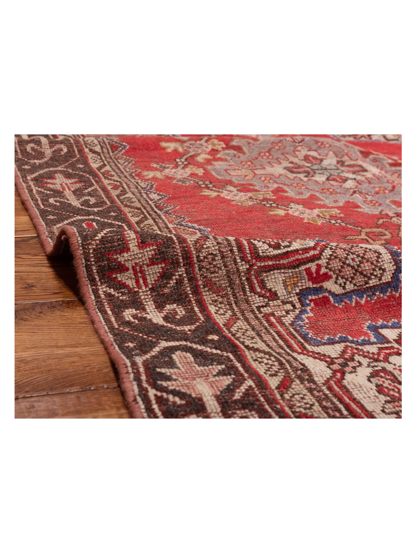 Old Anatolian 146708 Red Brown 3.10x6.6 Hand Knotted Rug