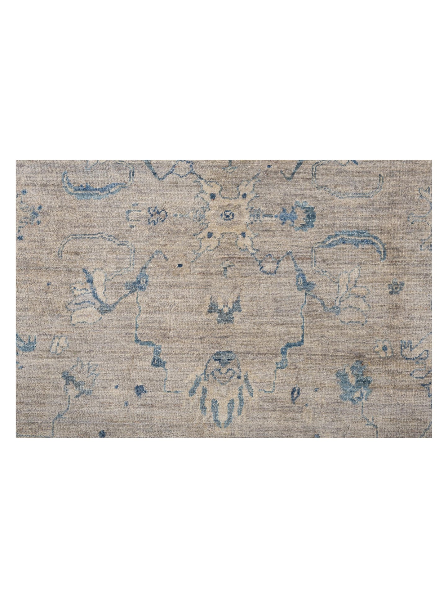 Angora Oushak 146727 Gray Blue 7.10x9.10 Hand Knotted Rug
