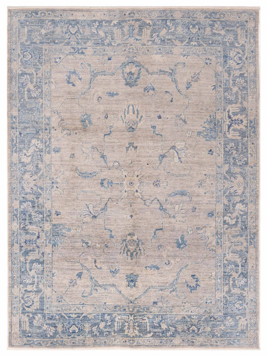 Anadol Angora Oushak  Gray Blue Traditional