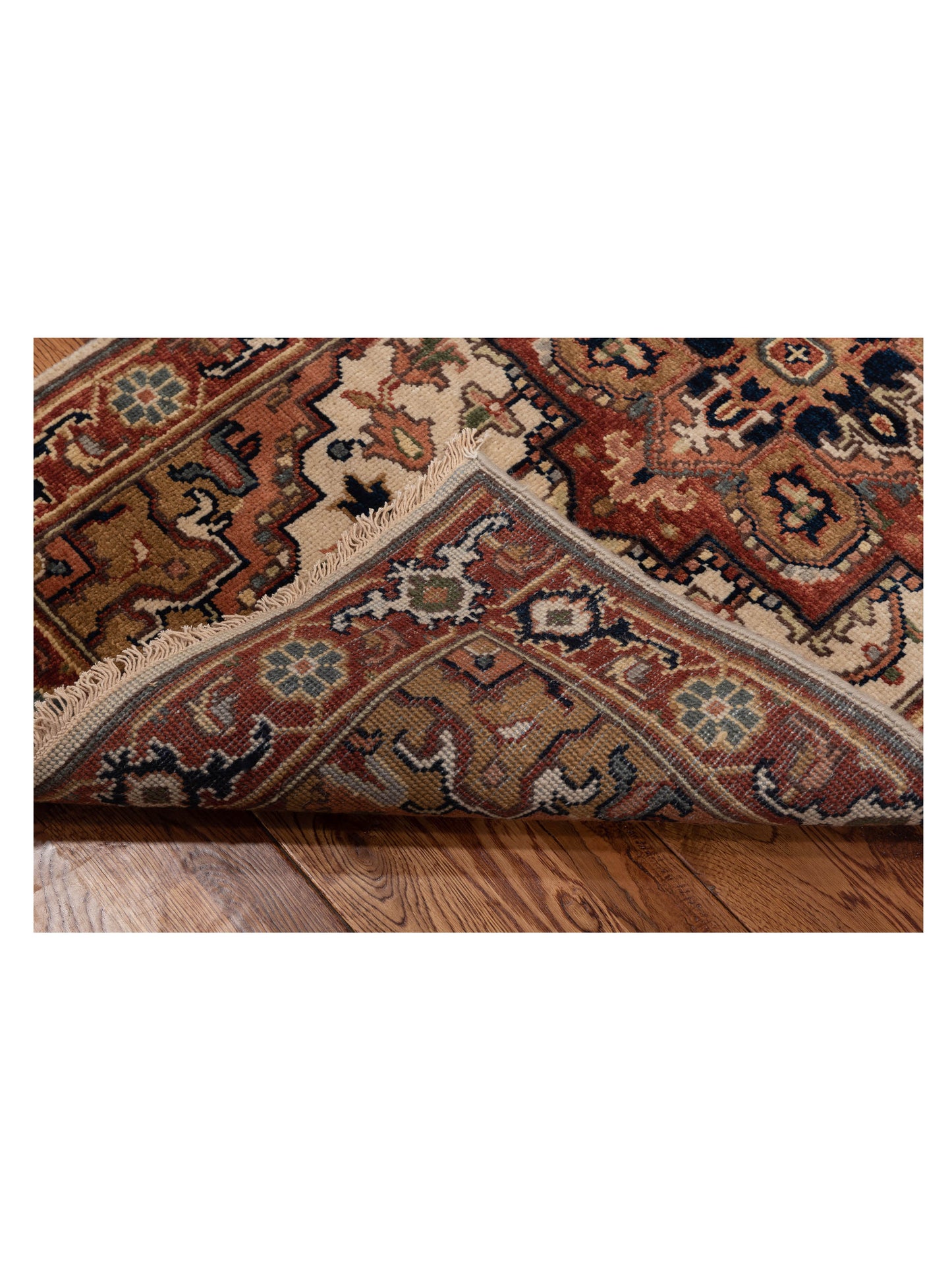 Royal 146765 Ivory Rust 2.7x9.10 Hand Knotted Rug