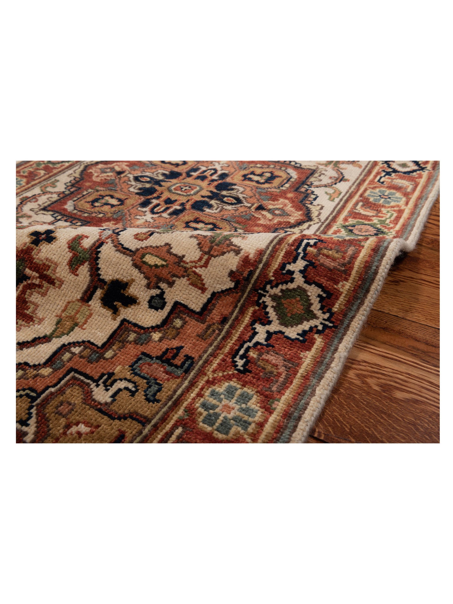 Royal 146765 Ivory Rust 2.7x9.10 Hand Knotted Rug