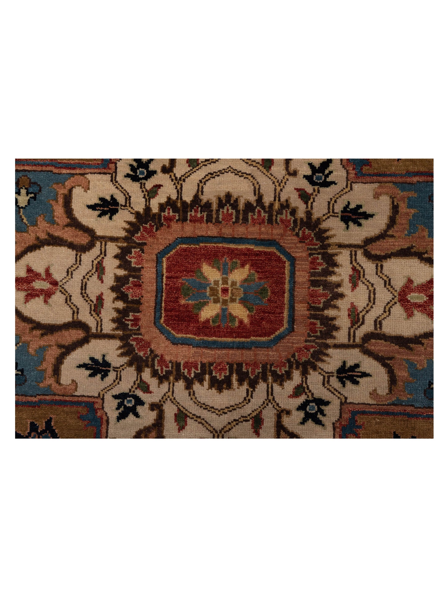 Royal 146773 Rust Navy 10x13.9 Hand Knotted Rug