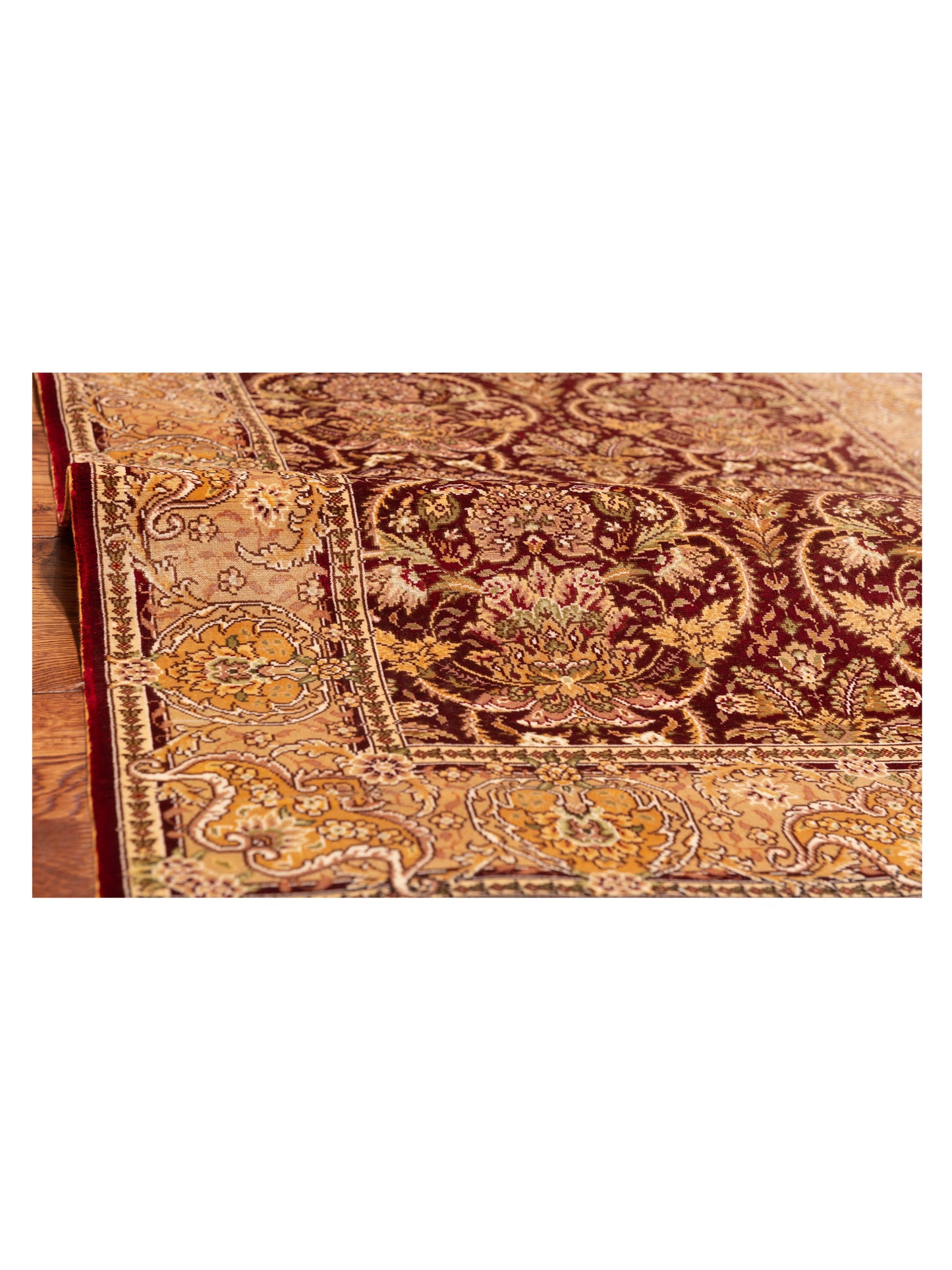 Elegance 146831 Red Beige 2.5x4 Hand Knotted Rug