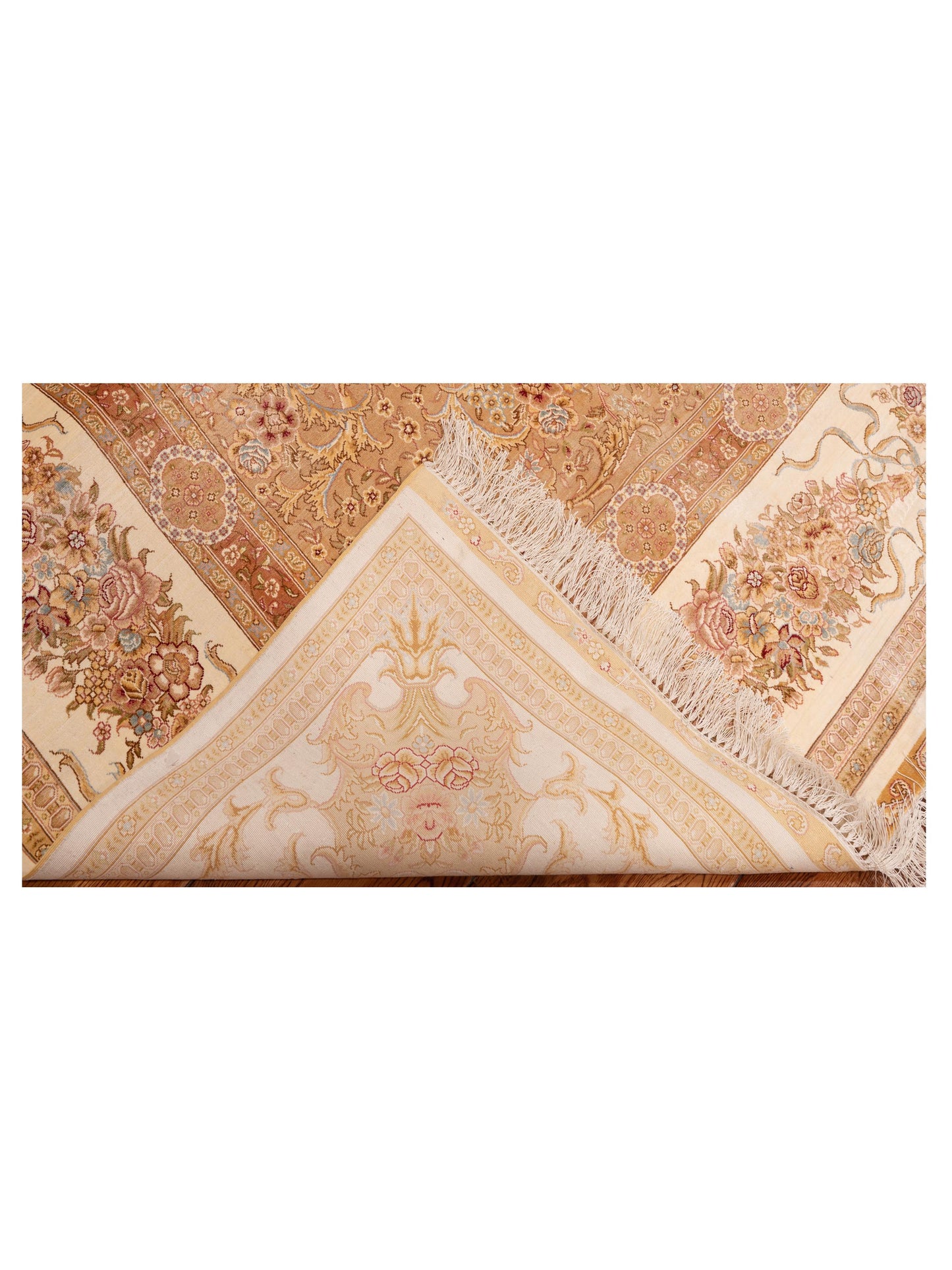 Elegance 146859 Ivory Ivory 8x10 Hand Knotted Rug