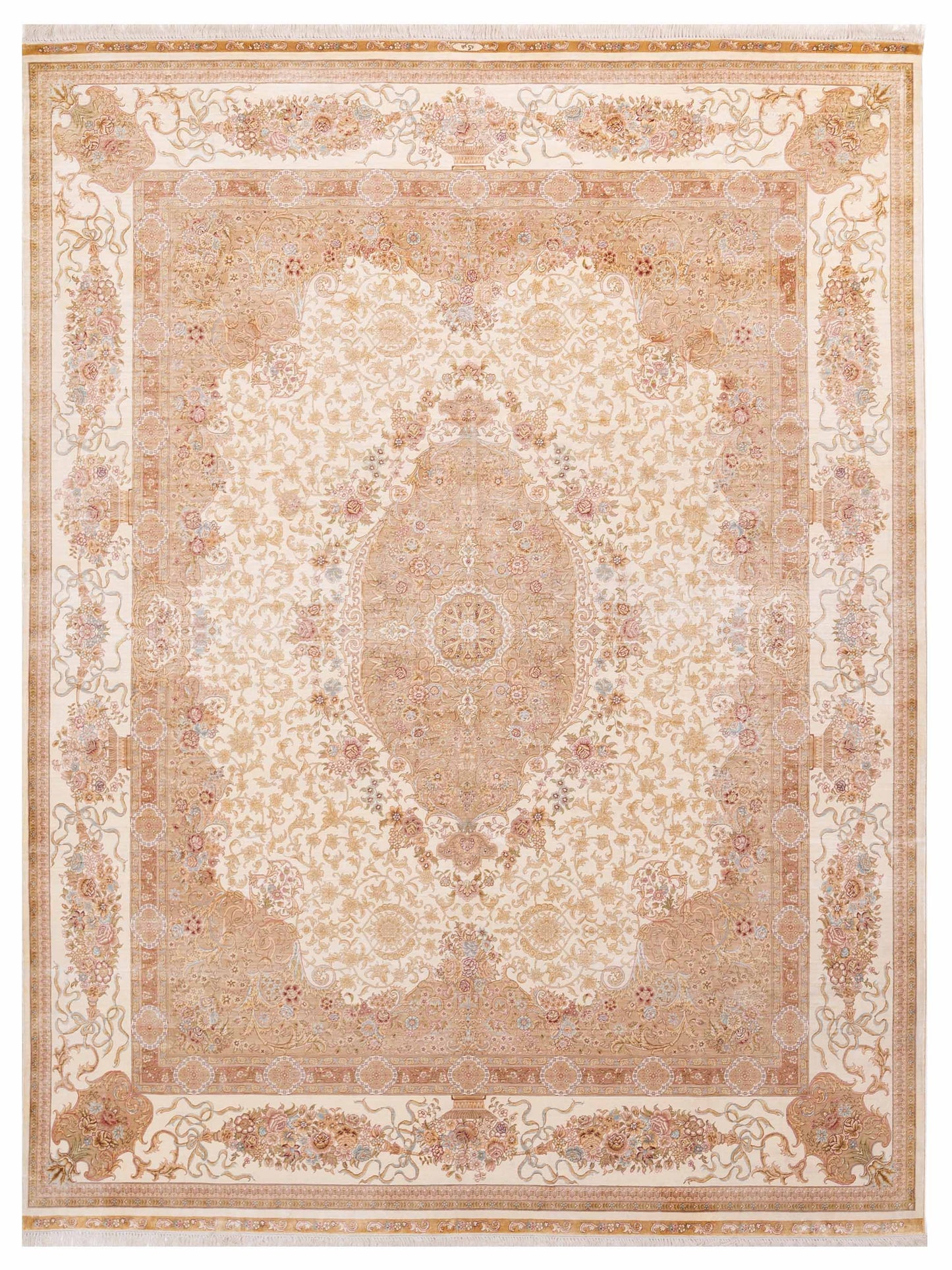 Pasha Elegance Ivory Ivory Traditional