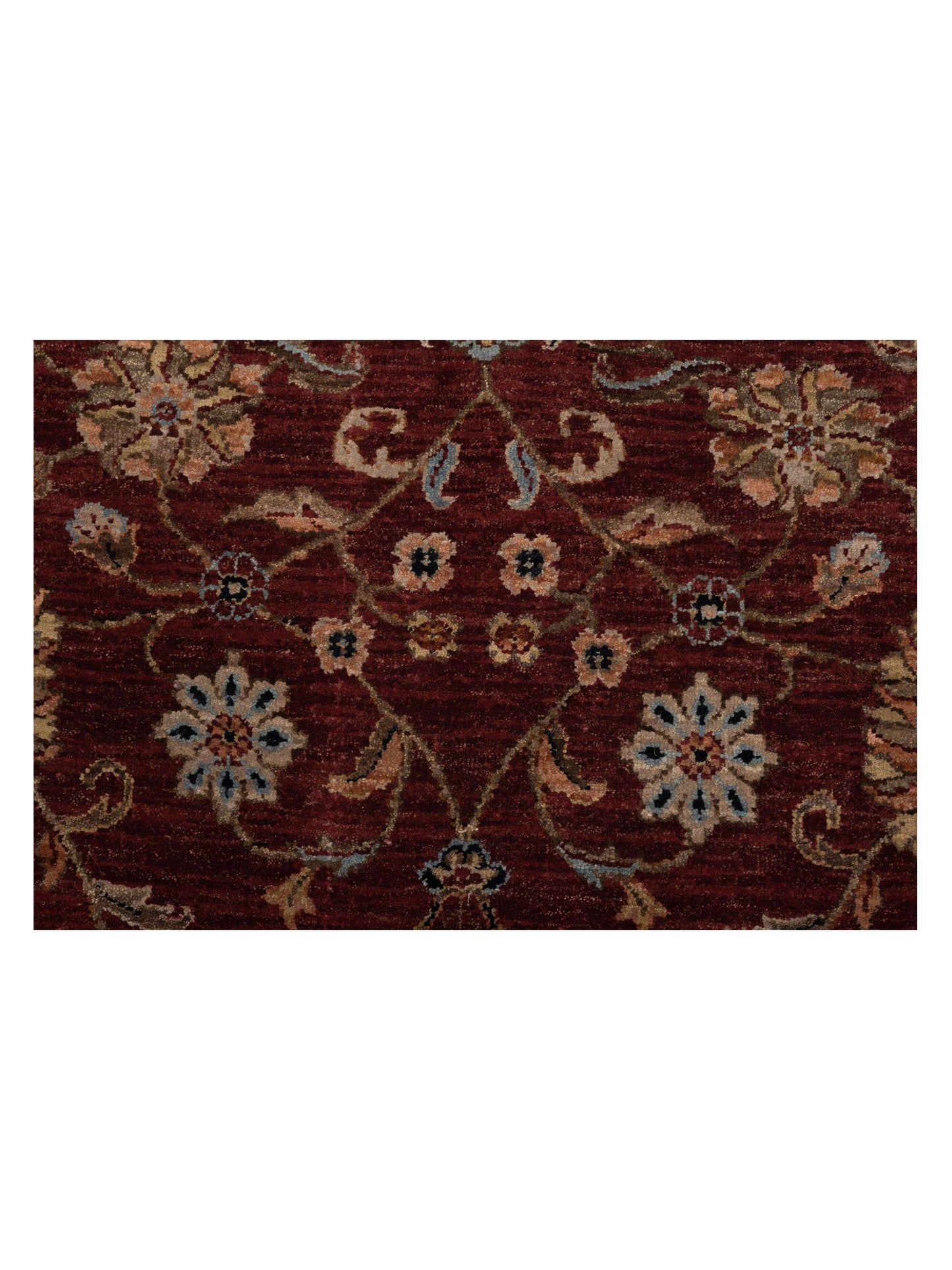 Crown 146917 Rust Brown 8x9.11 Hand Knotted Rug