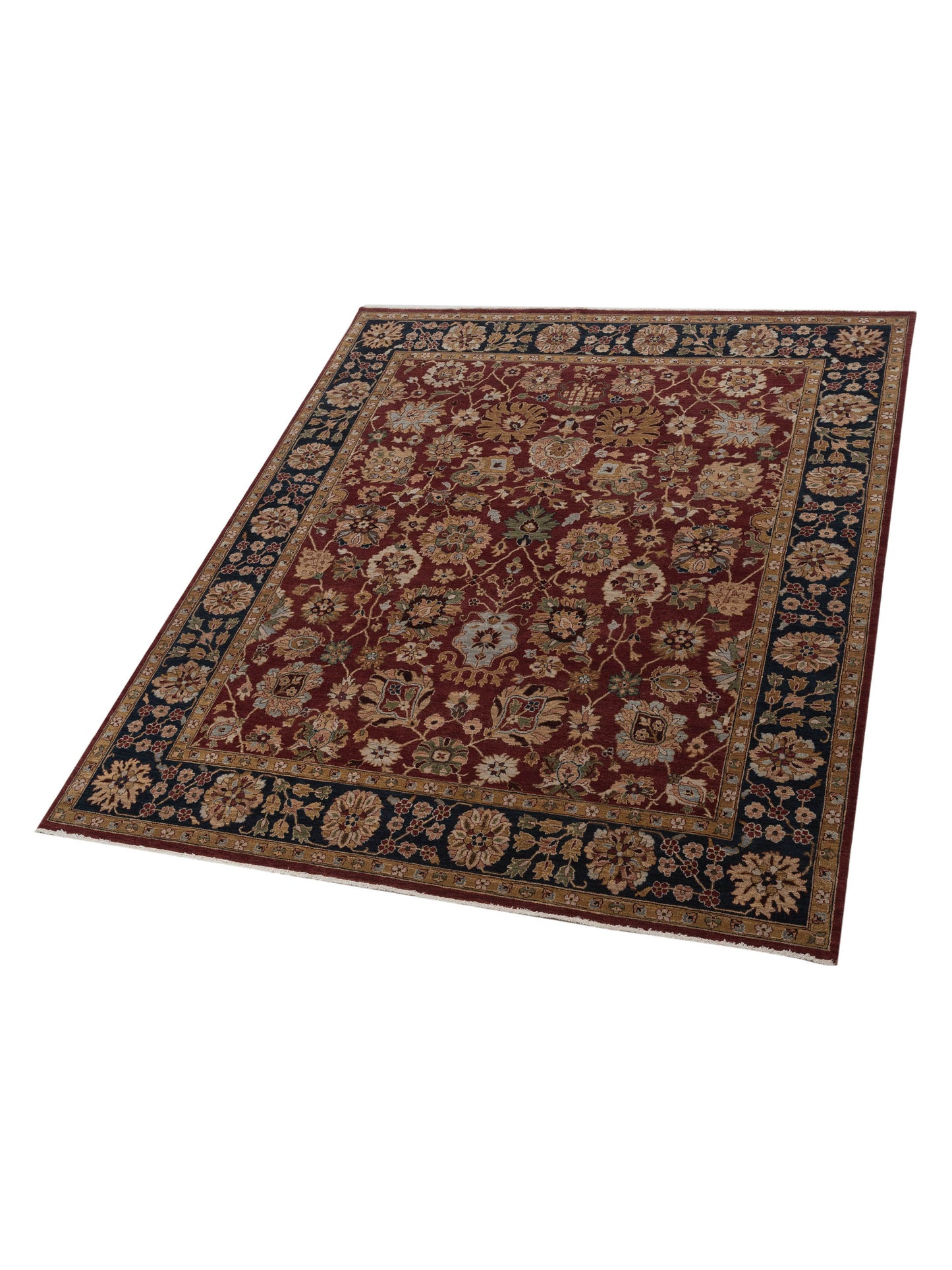 Crown 146918 Red Navy 8x9.8 Hand Knotted Rug