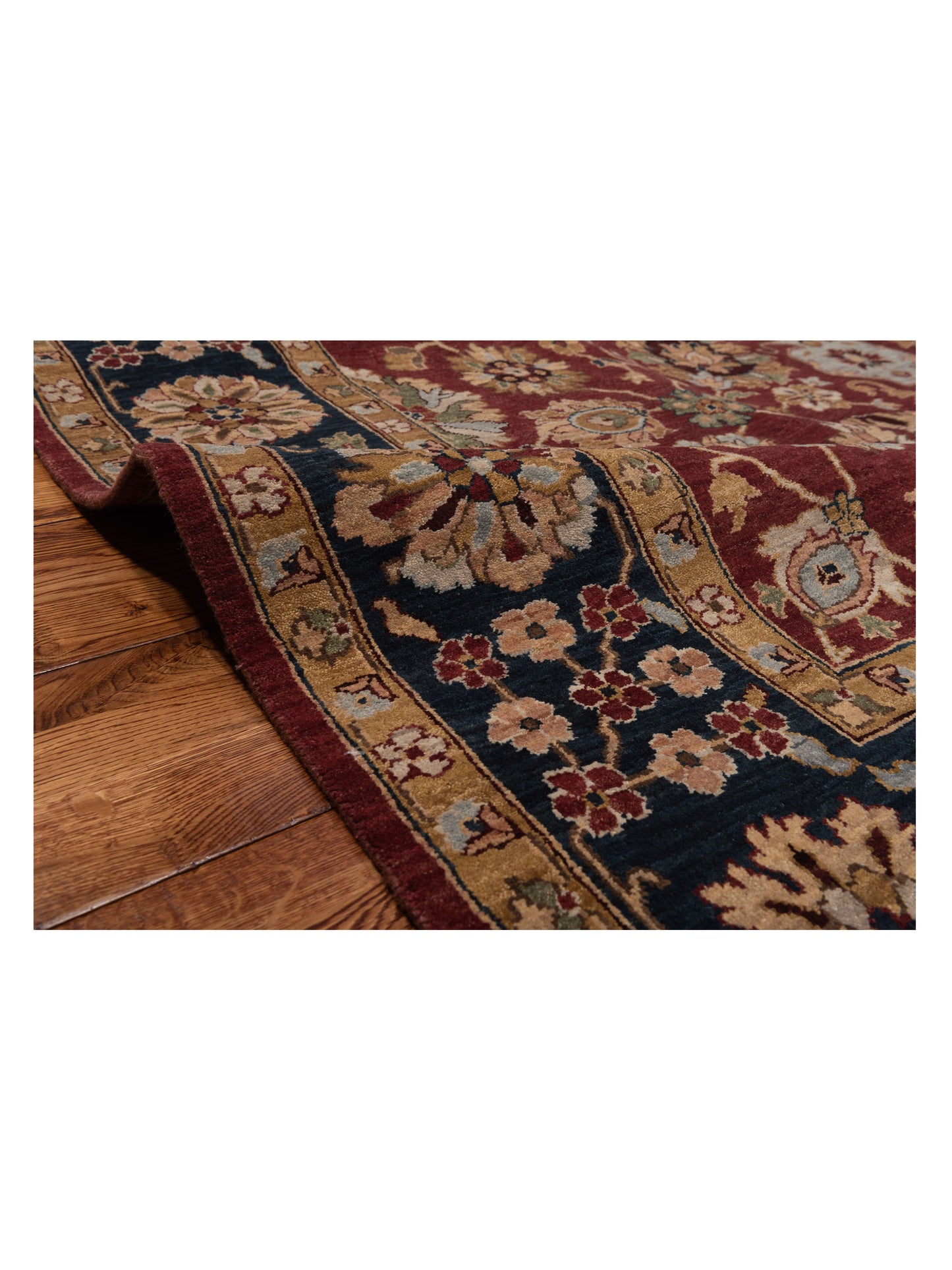 Crown 146918 Red Navy 8x9.8 Hand Knotted Rug
