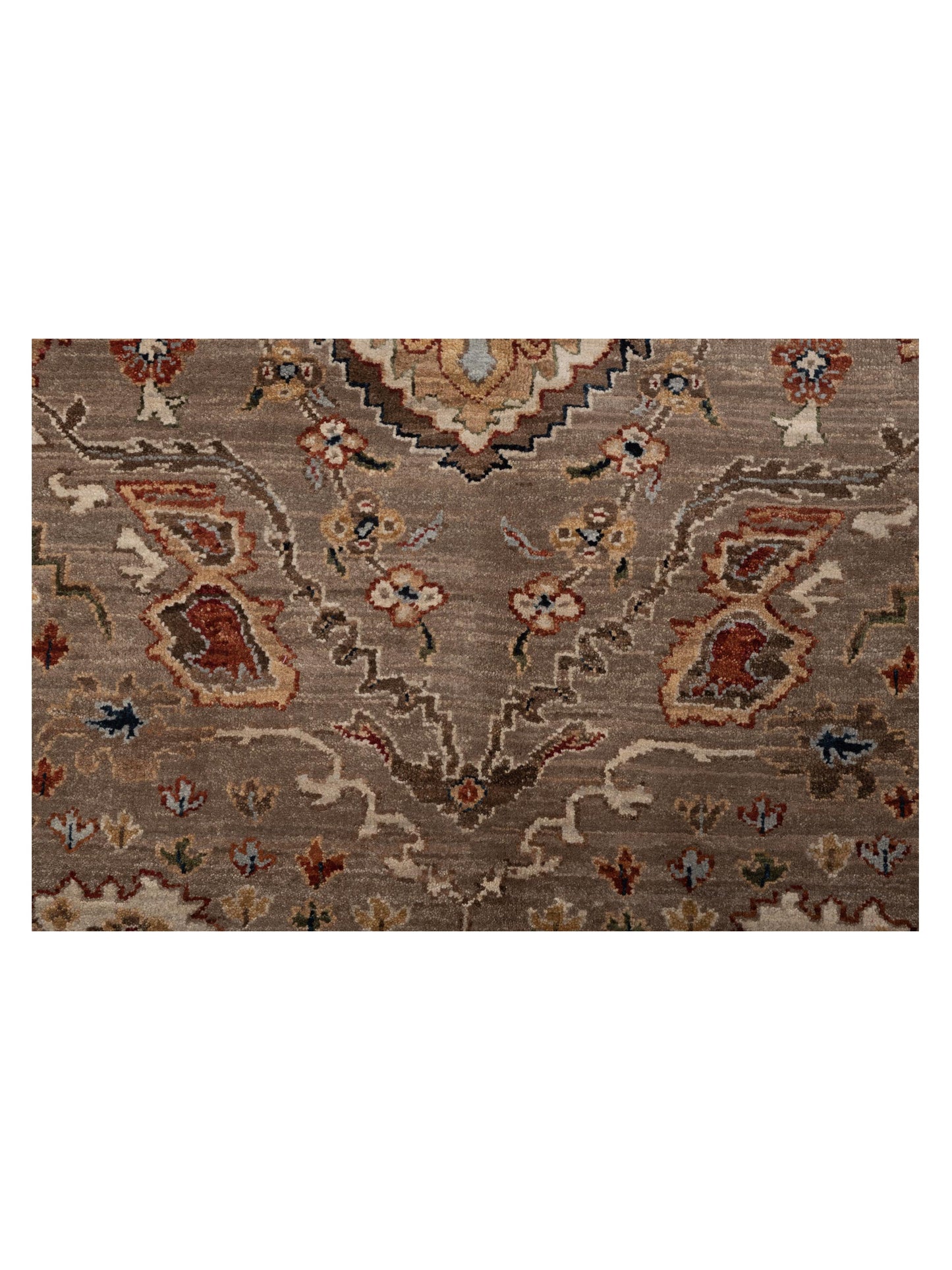 Crown 146923 Silver Navy 8x9.11 Hand Knotted Rug